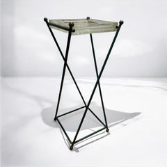 Mid century modern end table by Jacques Adnet