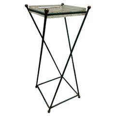 Mid century modern end table by Jacques Adnet