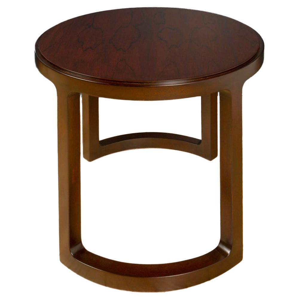 Mid-Century Modern End Table Designed by E.Wormley for Dunbar, Original Label