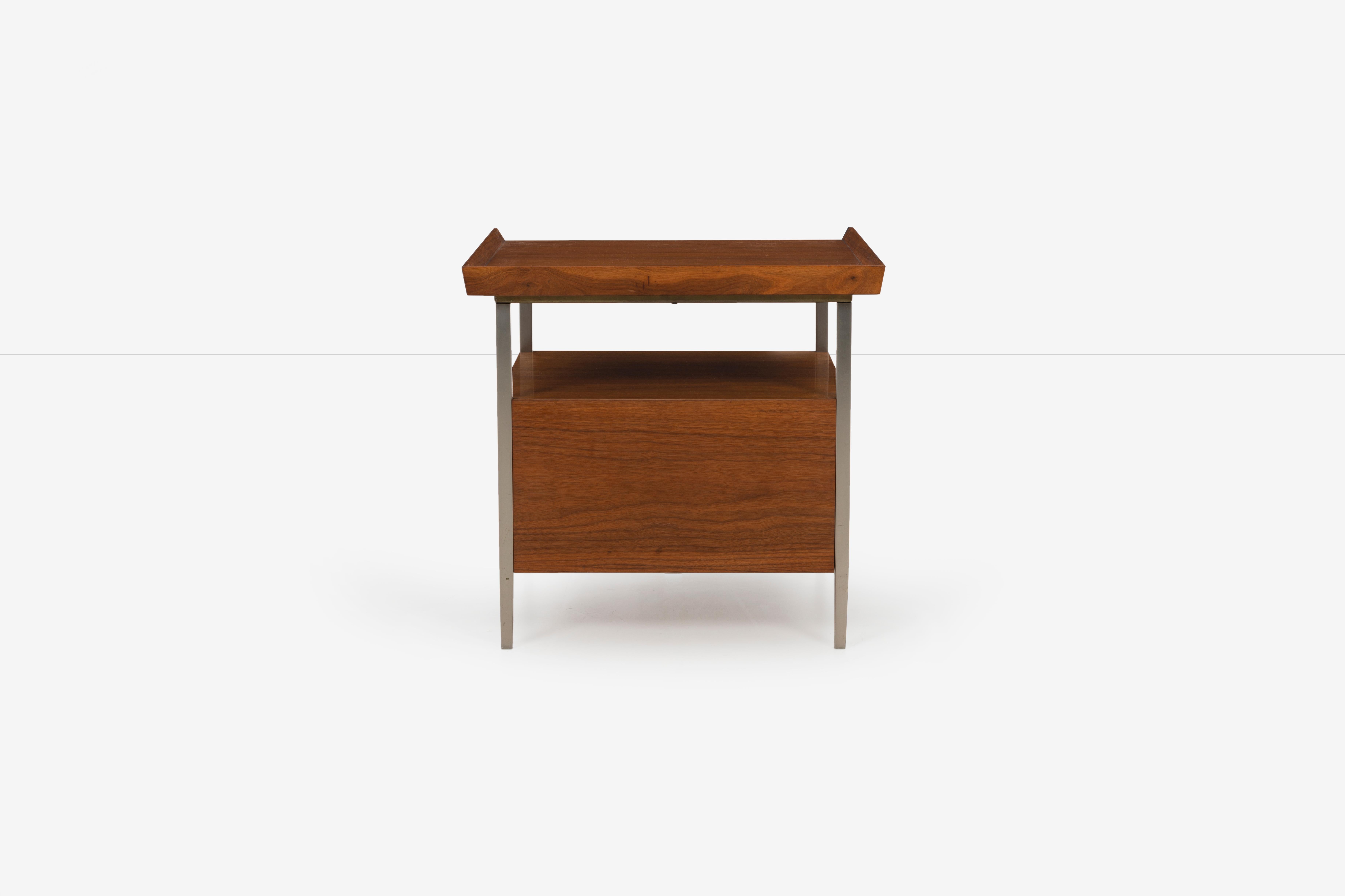 Steel Mid-Century Modern End Table Finn Juhl Style