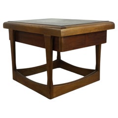 Vintage Mid-Century Modern End Table with Drawer by Lane Furniture