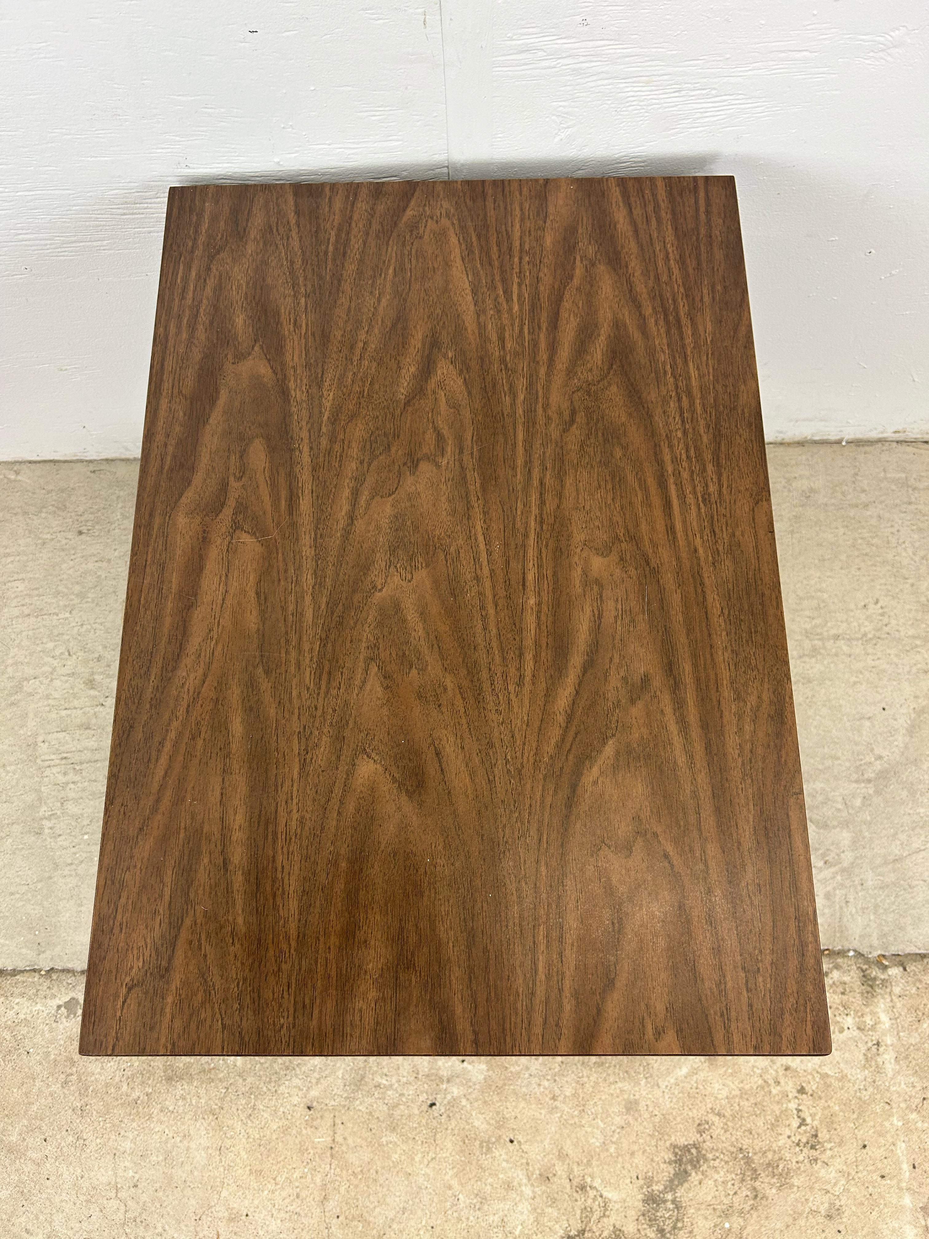 Mid-Century Modern Mid Century Modern End Table with Single Drawer by Mersman For Sale