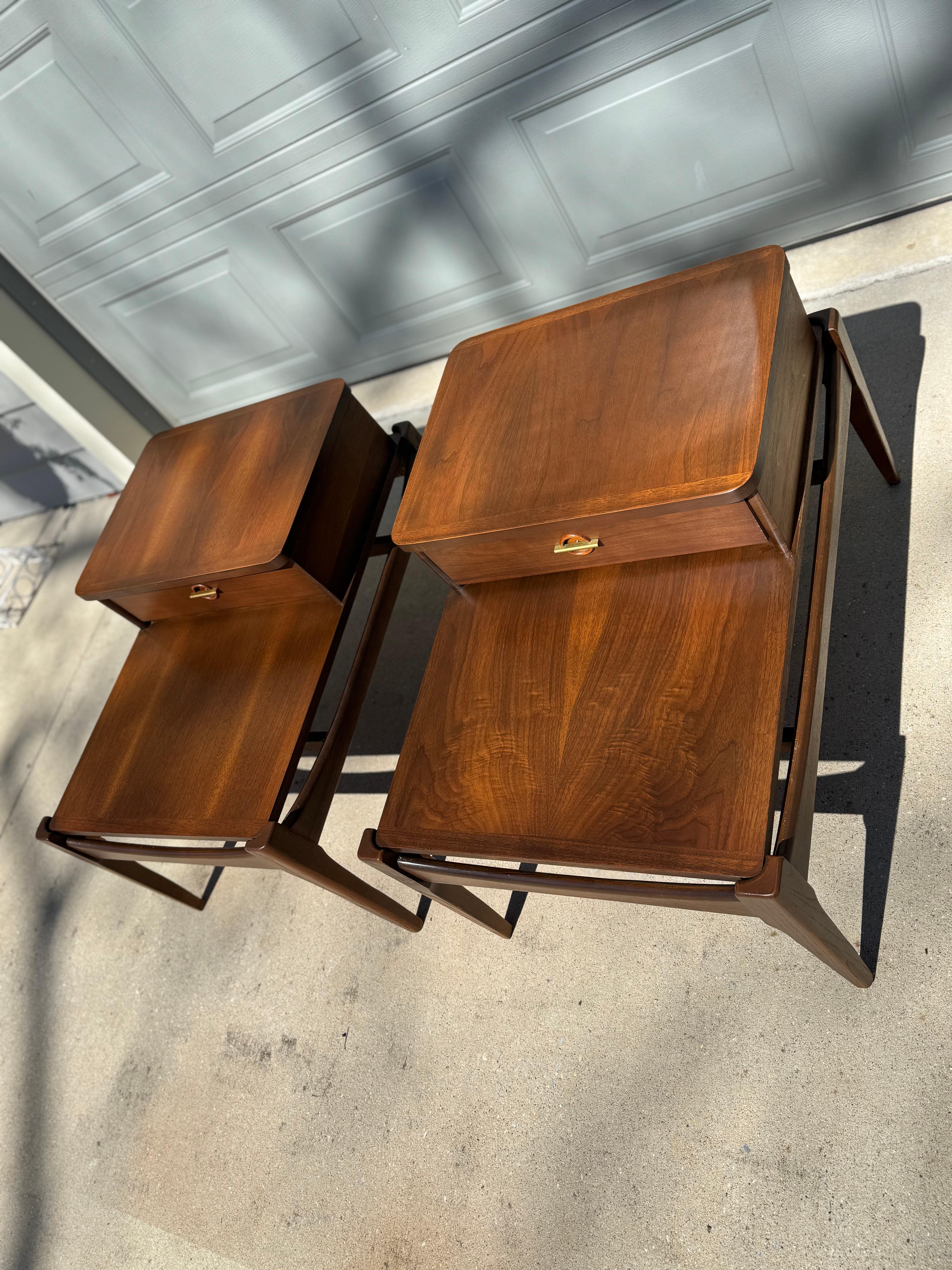 Mid-Century Modern Mid Century Modern End Tables by Bassett