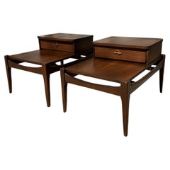 Mid Century Modern End Tables by Bassett