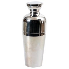 Mid-Century Modern English Silver Plate Cocktail Shaker