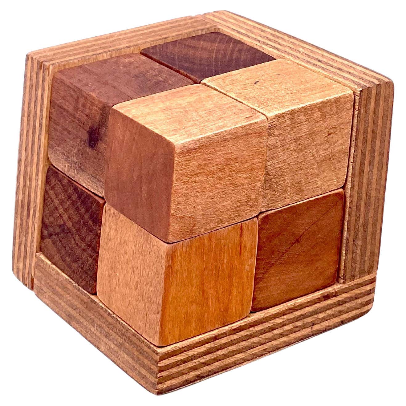 Mid-Century Modern Enigma Wooden Puzzle Tri Dimensional Toy For Sale at ...