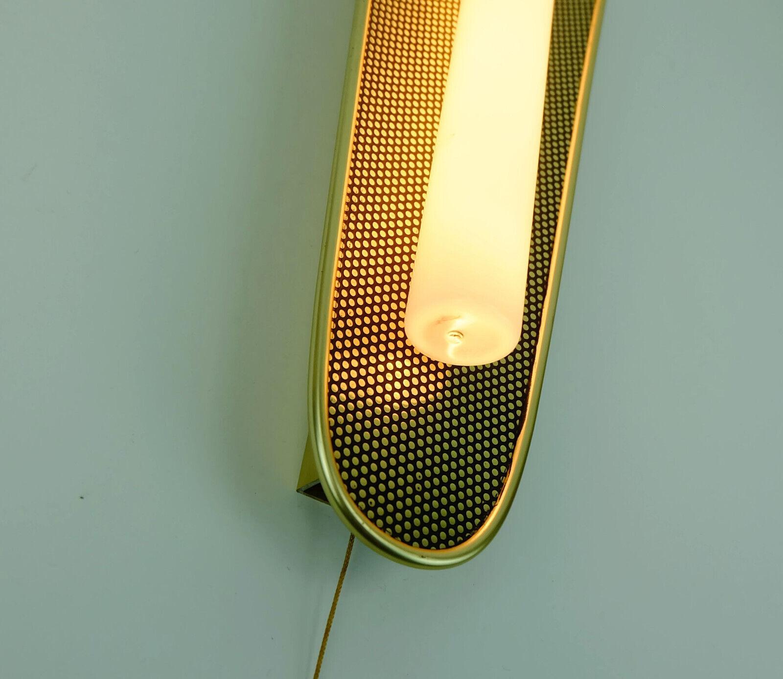 Mid-Century Modern mid century modern erco SCONCE metal and glass 1950s 60s For Sale