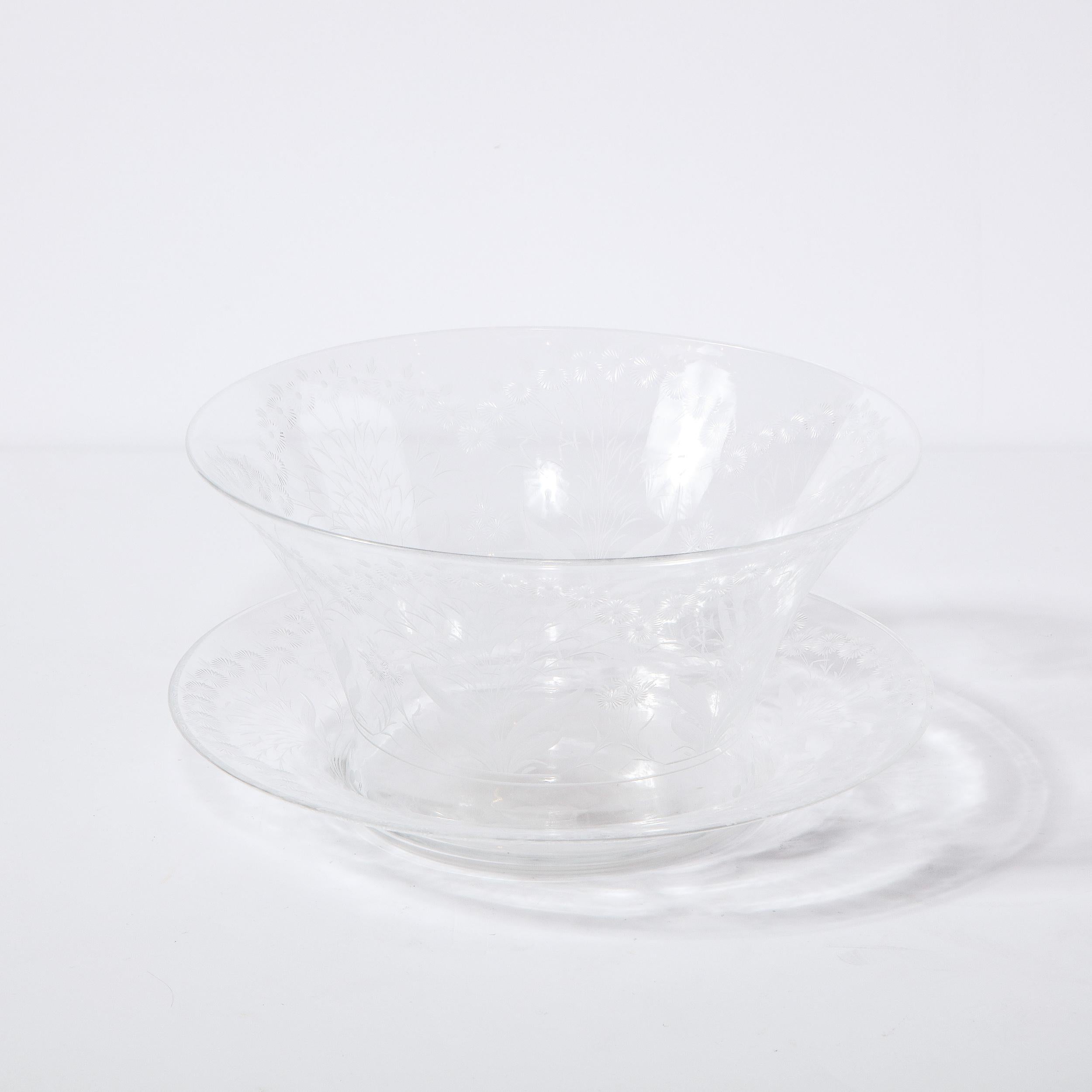 kosta boda glass bowl