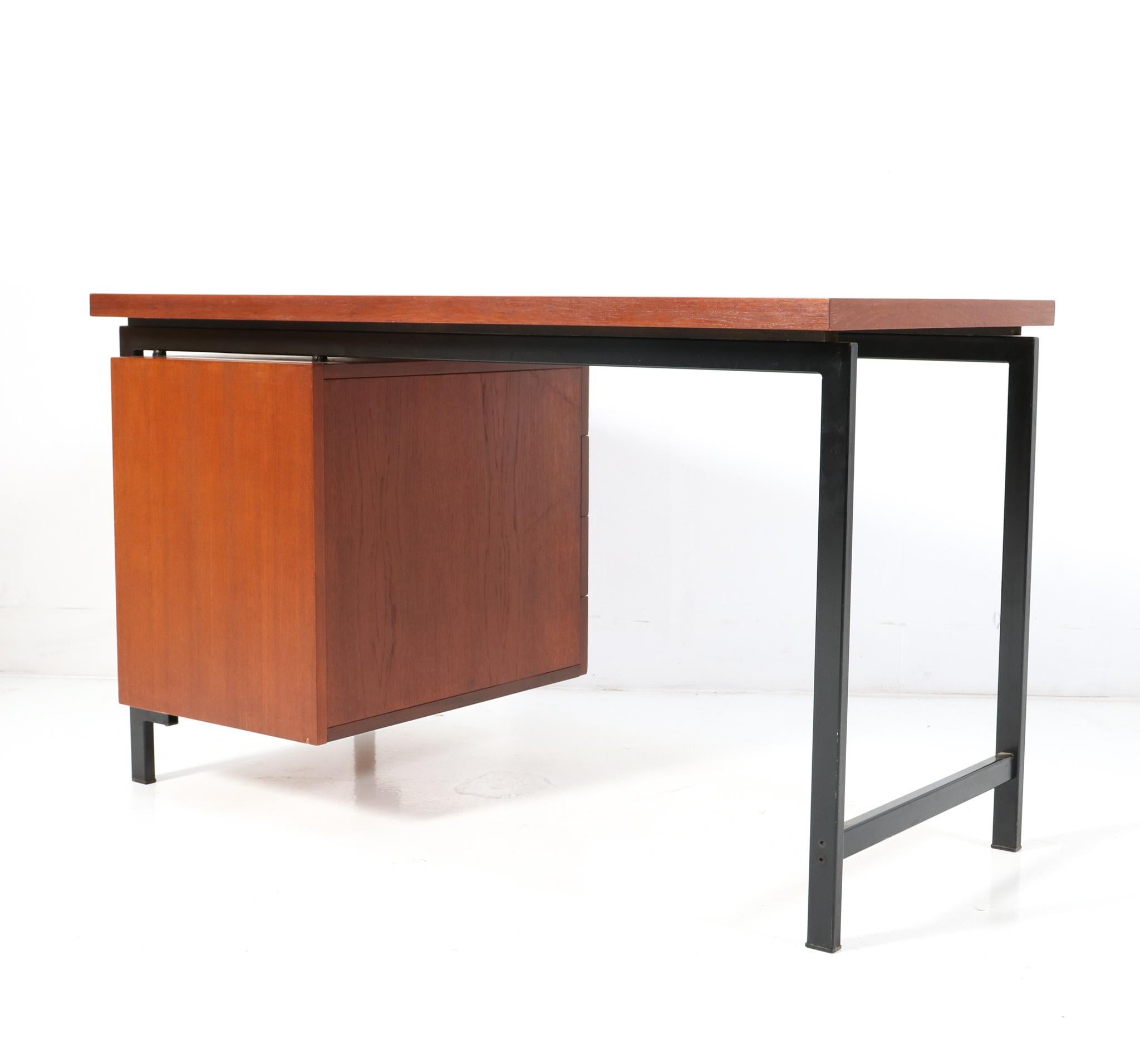 Metal Mid-Century Modern EU01 Japanese Series desk by Cees Braakman for Pastoe, 1958