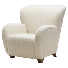 Mid-Century Modern European Cabinetmaker Lounge Chair, Europa 1950er Jahre