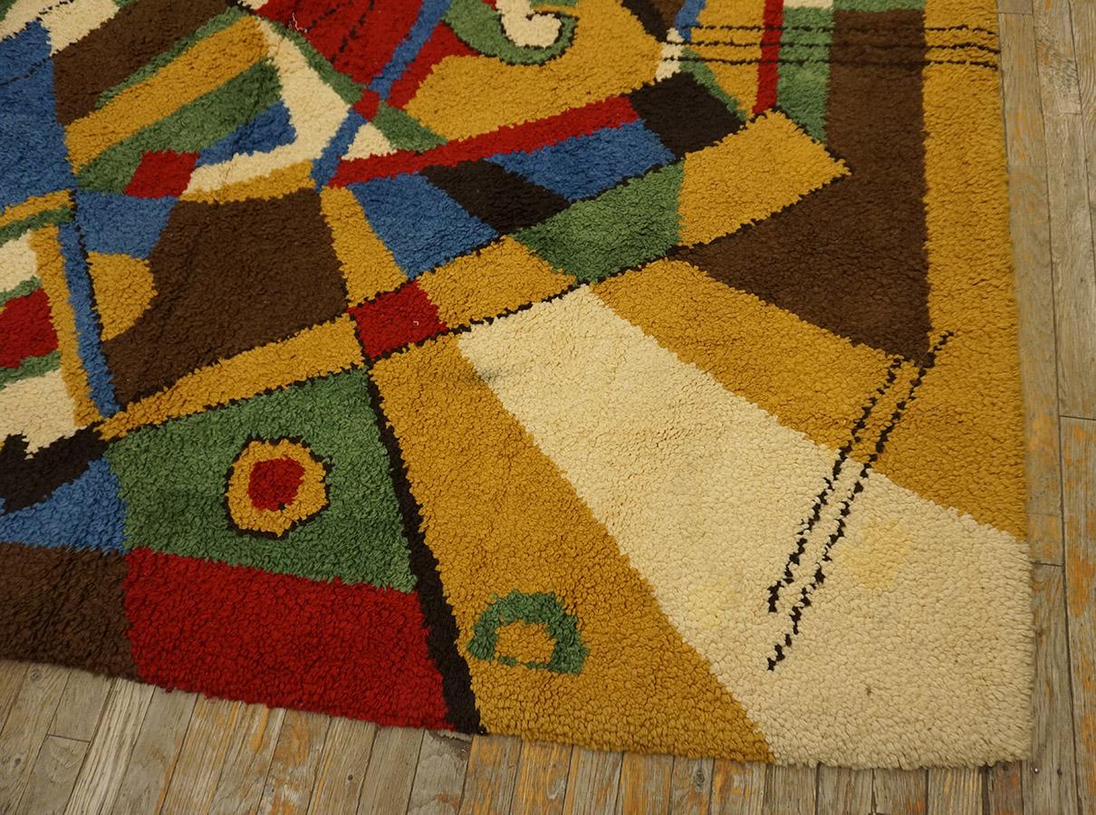Mid Century Modern European Carpet with Kandinsky Design Influences 
( 7'10'' x 11' - 240 x 335 )
