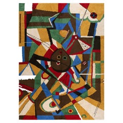 Tapis européen moderne du milieu du siècle ( 7'10'' x 11' - 240 x 335 )