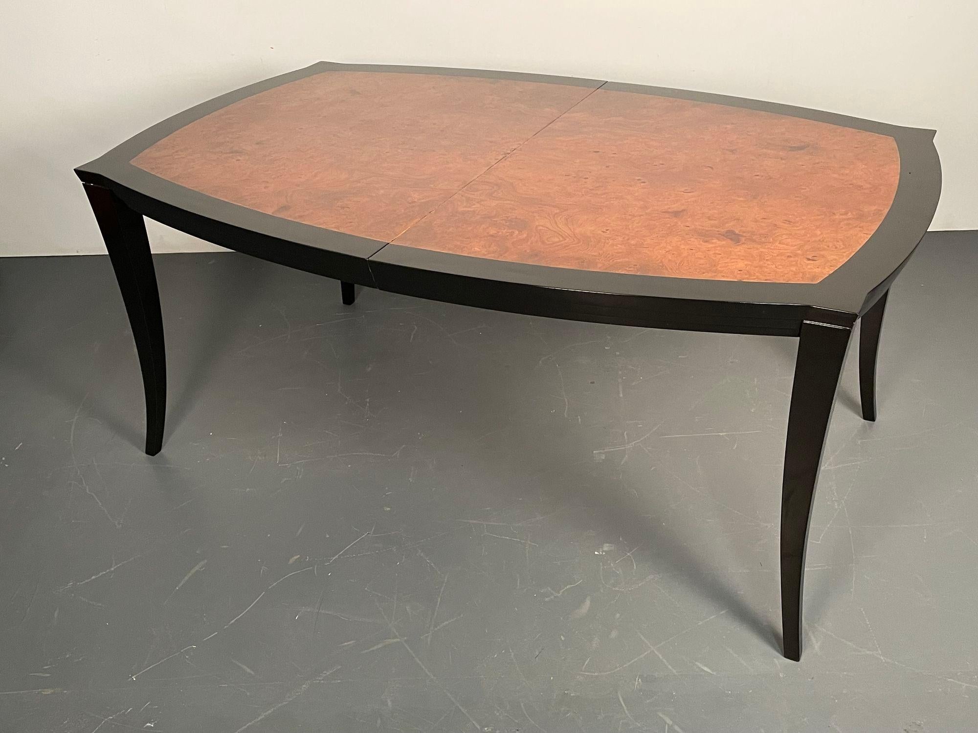 Late 20th Century Mid-Century Modern Eva Dining Table by Vladimir Kagan, Labeled Full Dining Set For Sale
