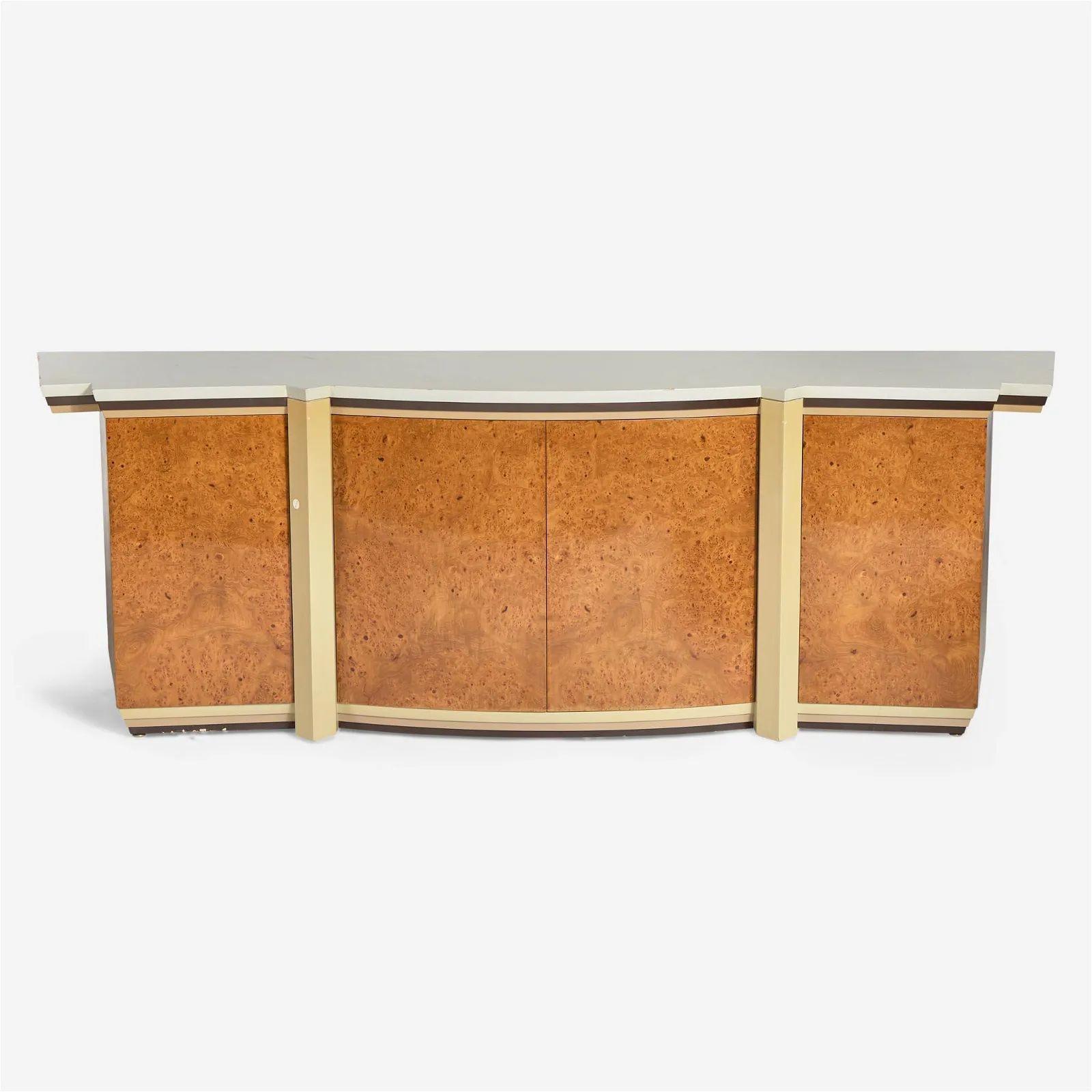 Mid-Century Modern Eva Sideboard by Vladimir Kagan Birdeye Maple, Lacquer, 1983 For Sale 13