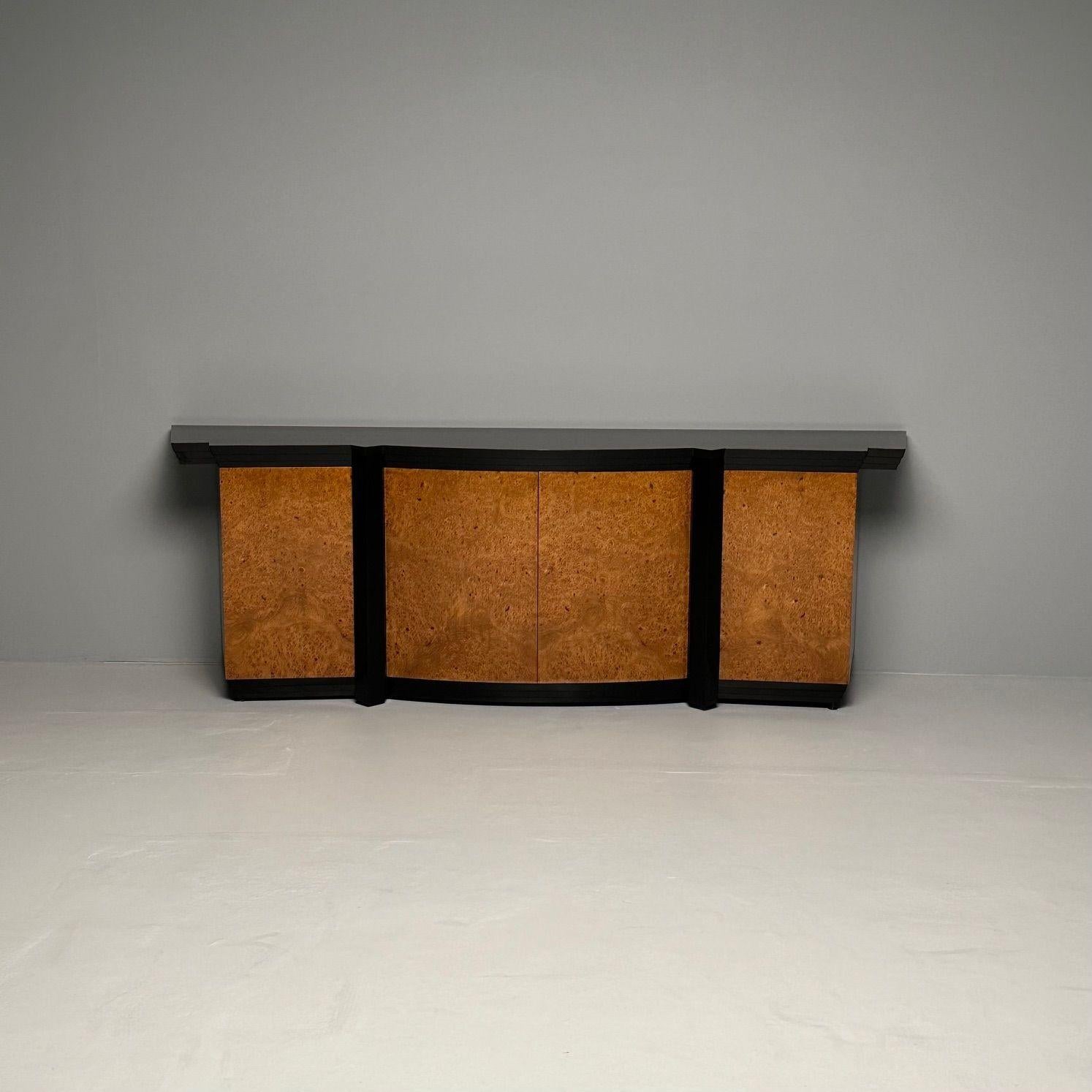 Mid-Century Modern Eva Sideboard by Vladimir Kagan Birdeye Maple, Lacquer, 1983 For Sale 1