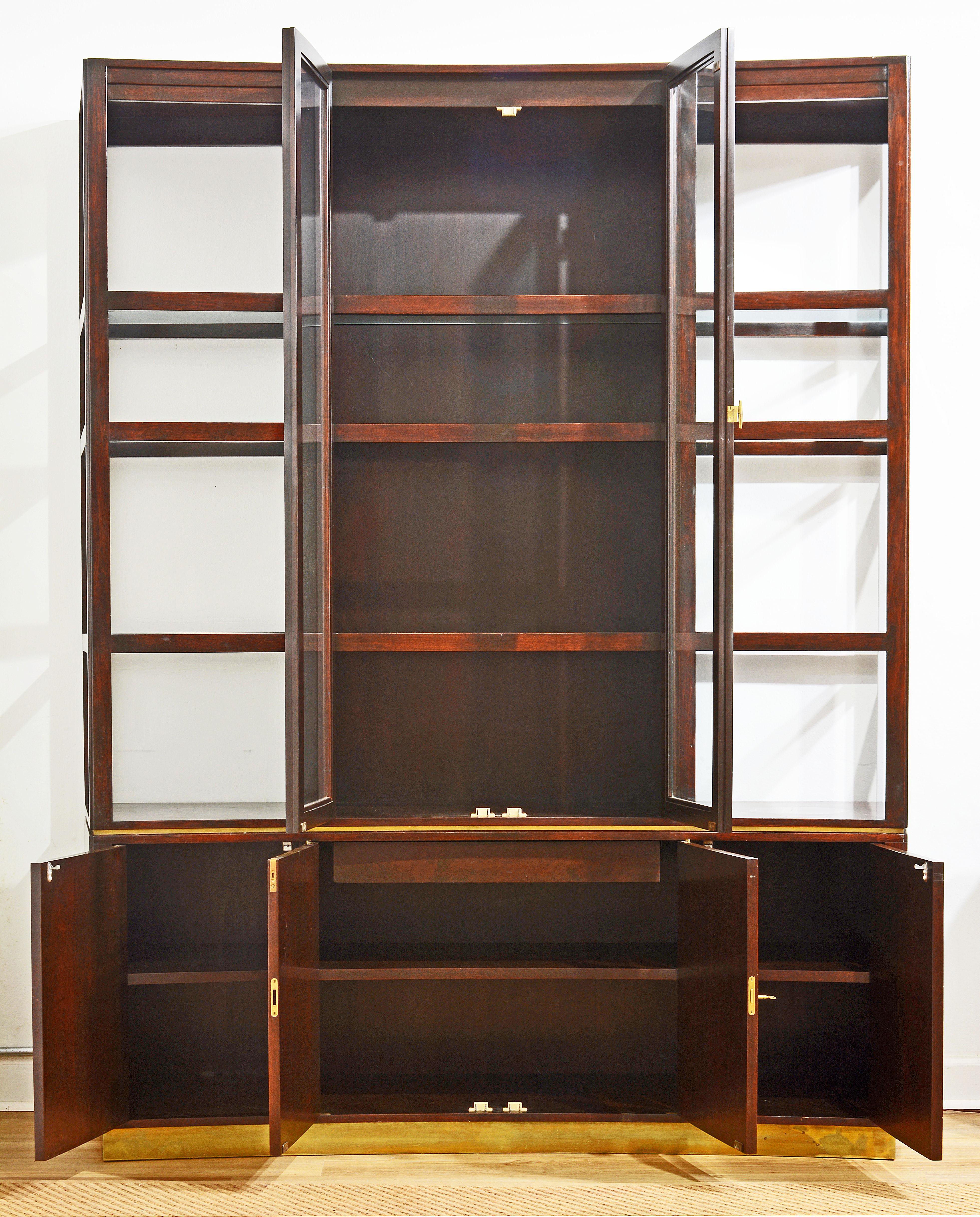 Mid-Century Modern Mid Century Modern Excllusive Wall Unit by Edward Wormley for Dunbar For Sale