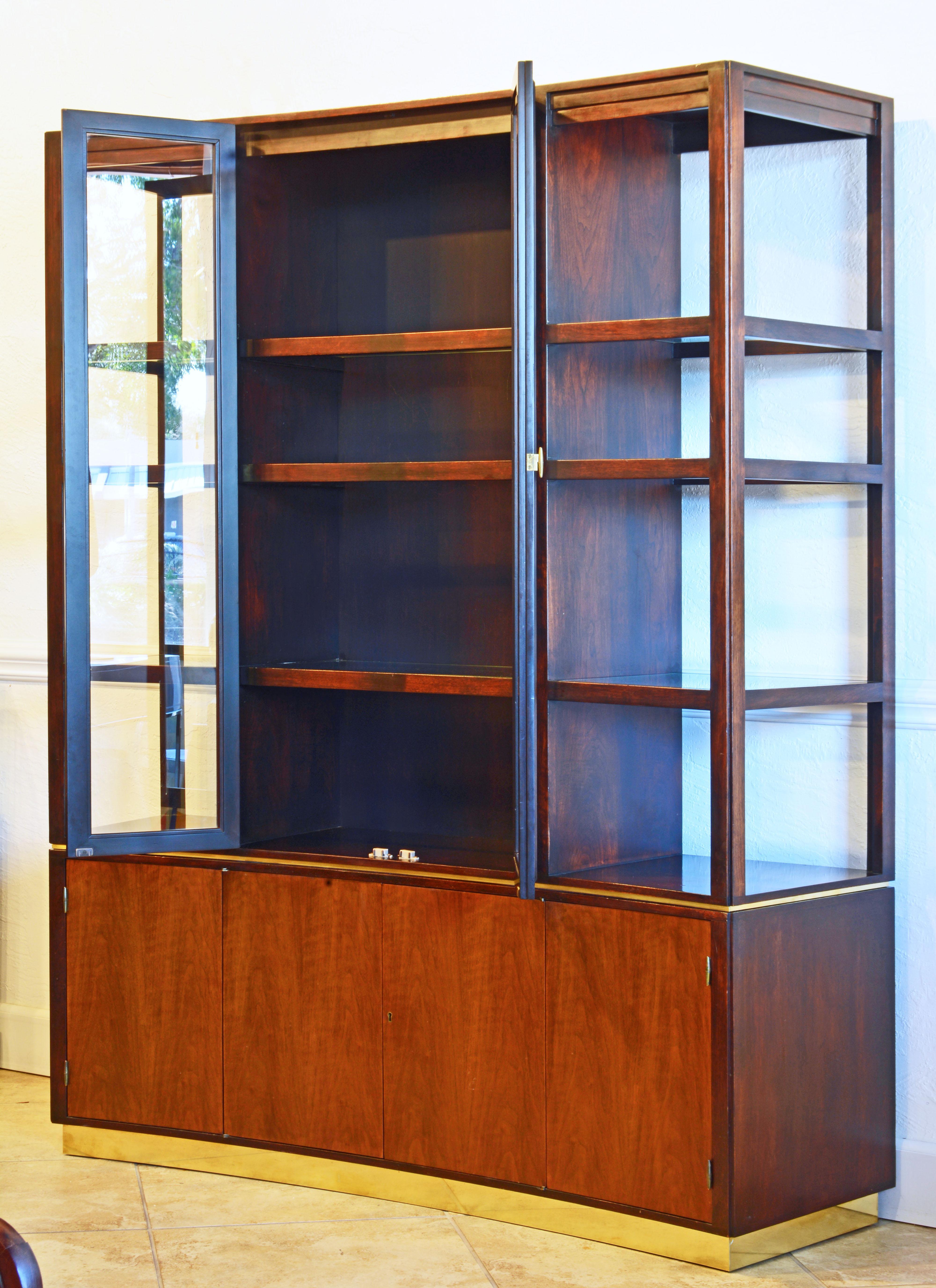 American Mid Century Modern Excllusive Wall Unit by Edward Wormley for Dunbar For Sale