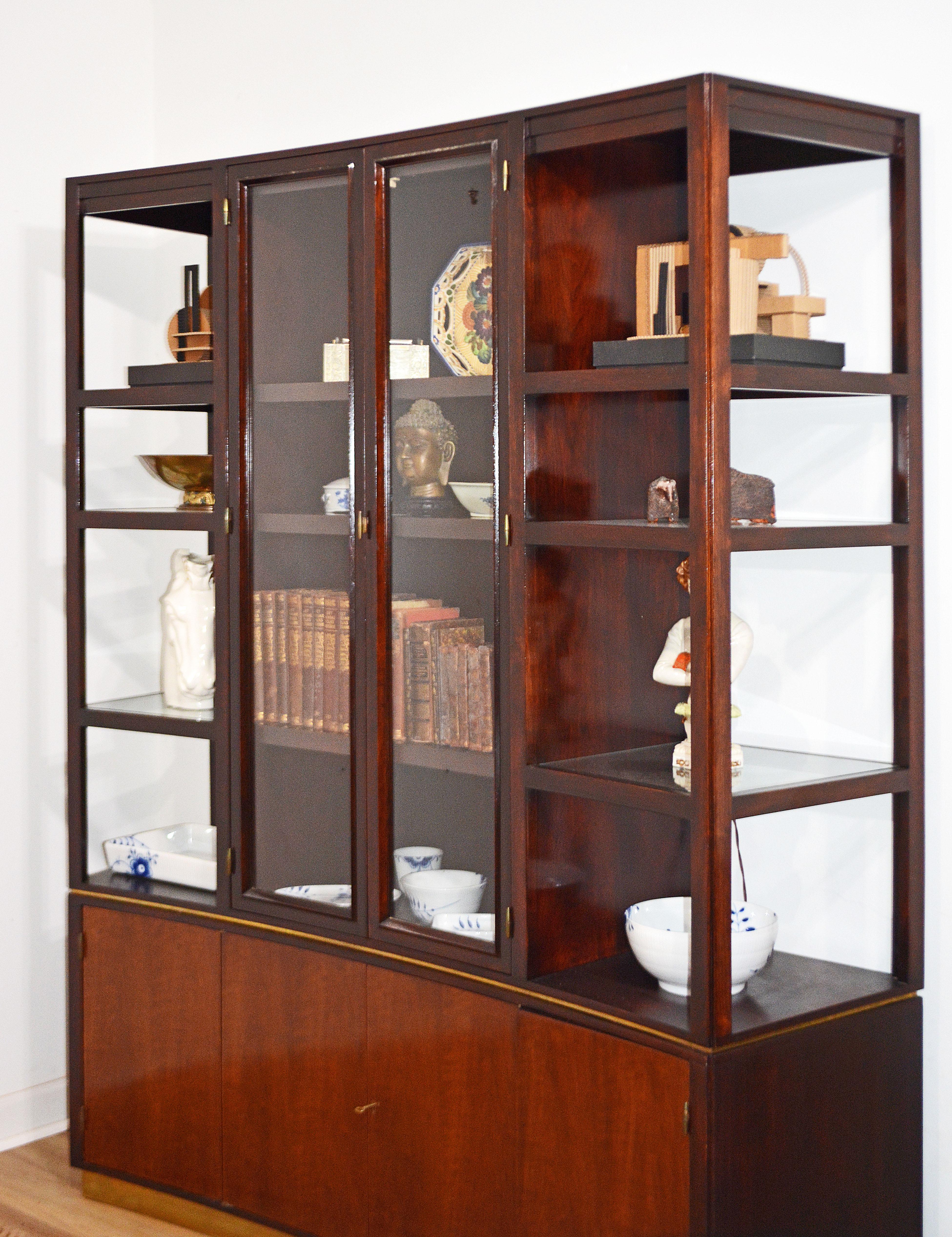 20th Century Mid Century Modern Excllusive Wall Unit by Edward Wormley for Dunbar For Sale