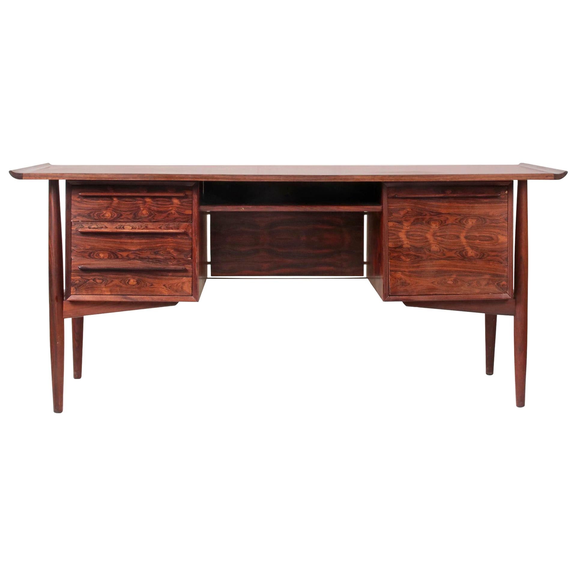 Mid-Century Modern Executive Desk Arne Vodder, 1960s, Denmark