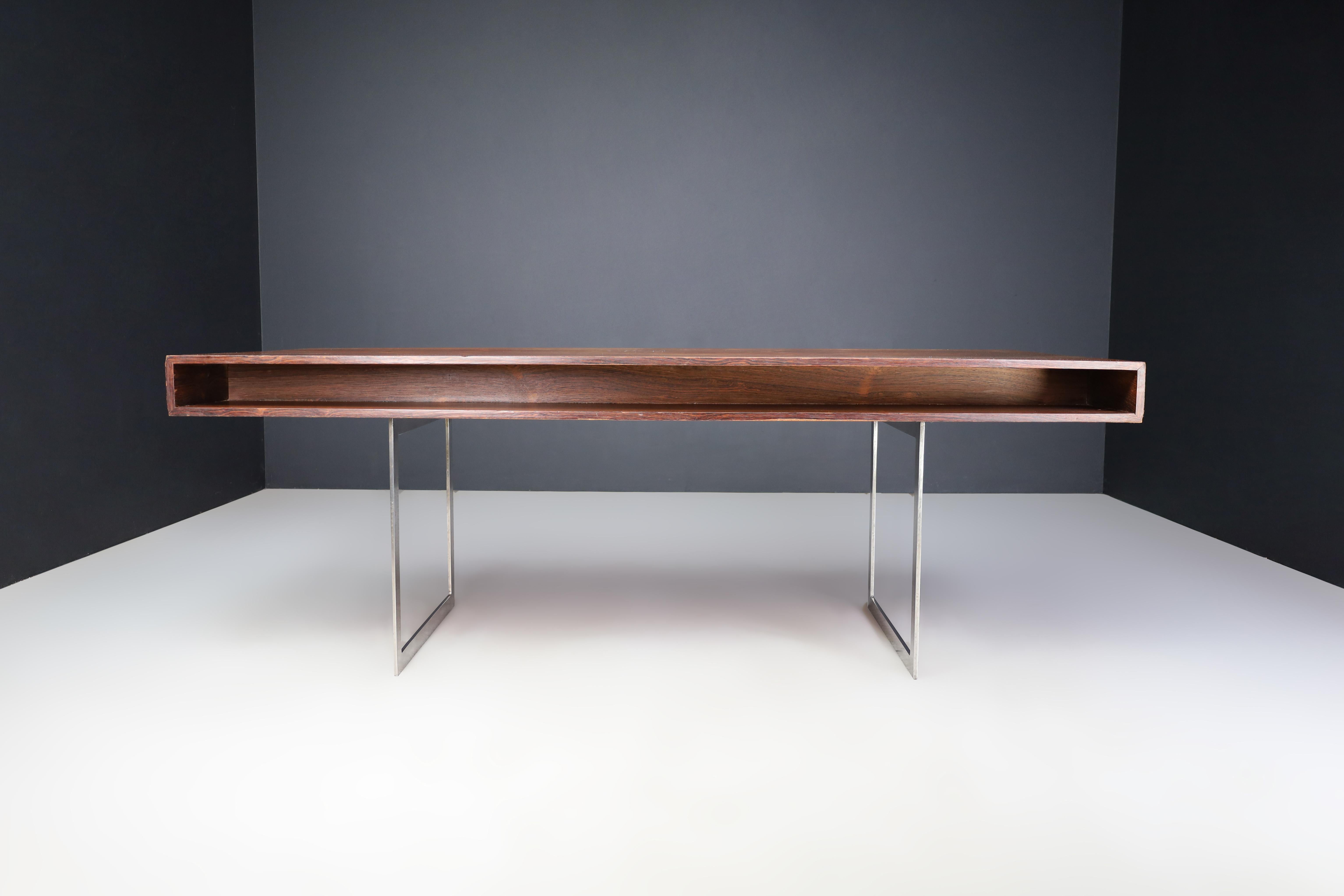 Scandinavian Modern Mid-Century Modern Executive Free Standing Desk in the Style of Bodil Kjær, 1960 For Sale