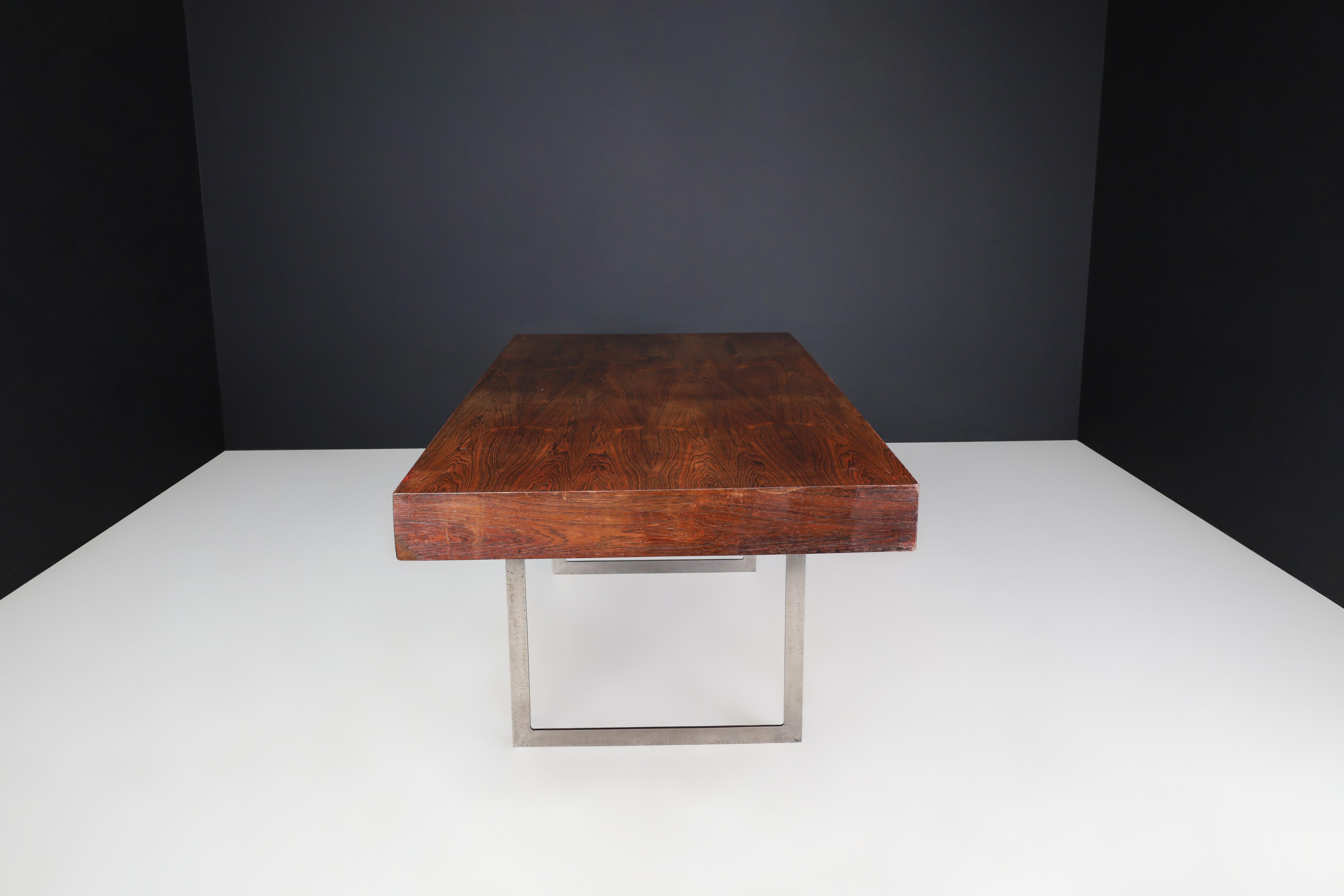 Mid-Century Modern Executive Free Standing Desk in the Style of Bodil Kjær, 1960 For Sale 1