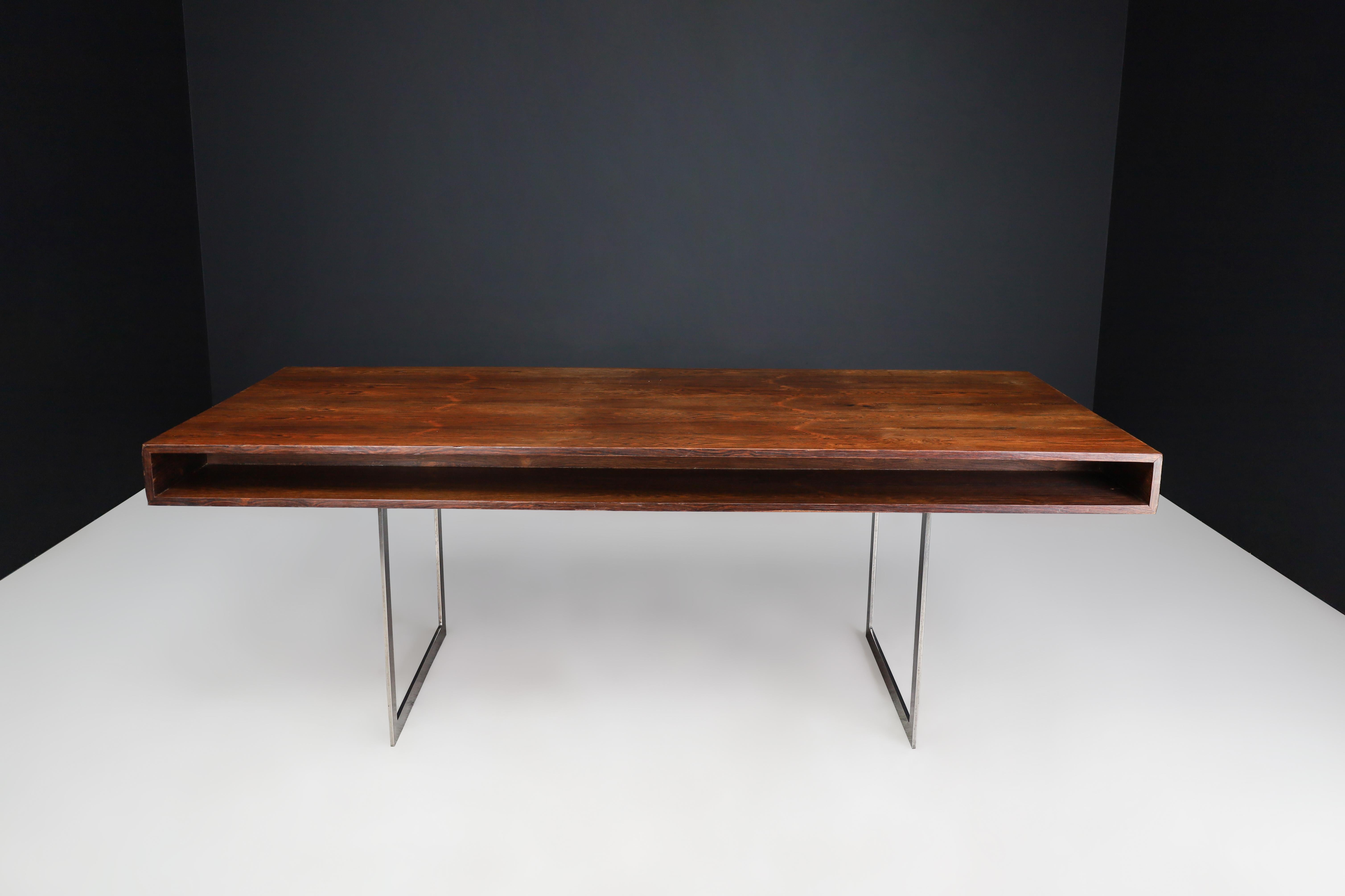 Mid-Century Modern Executive Free Standing Desk in the Style of Bodil Kjær, 1960 For Sale 2