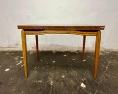 Mid Century Modern Expandable Dining Game Table