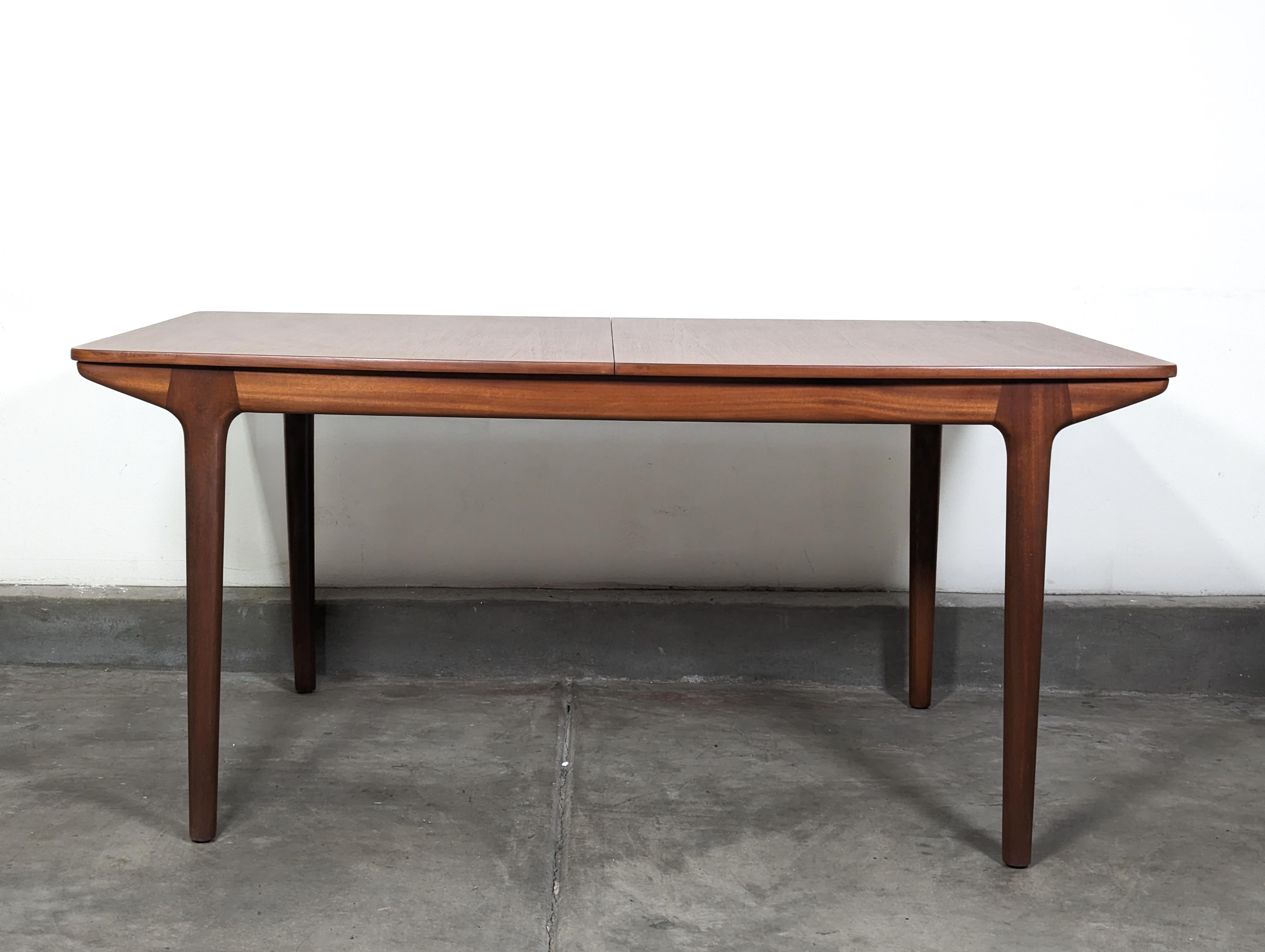 Mid Century Modern Expandable Teak Dining Table By McIntosh, c1960s 10