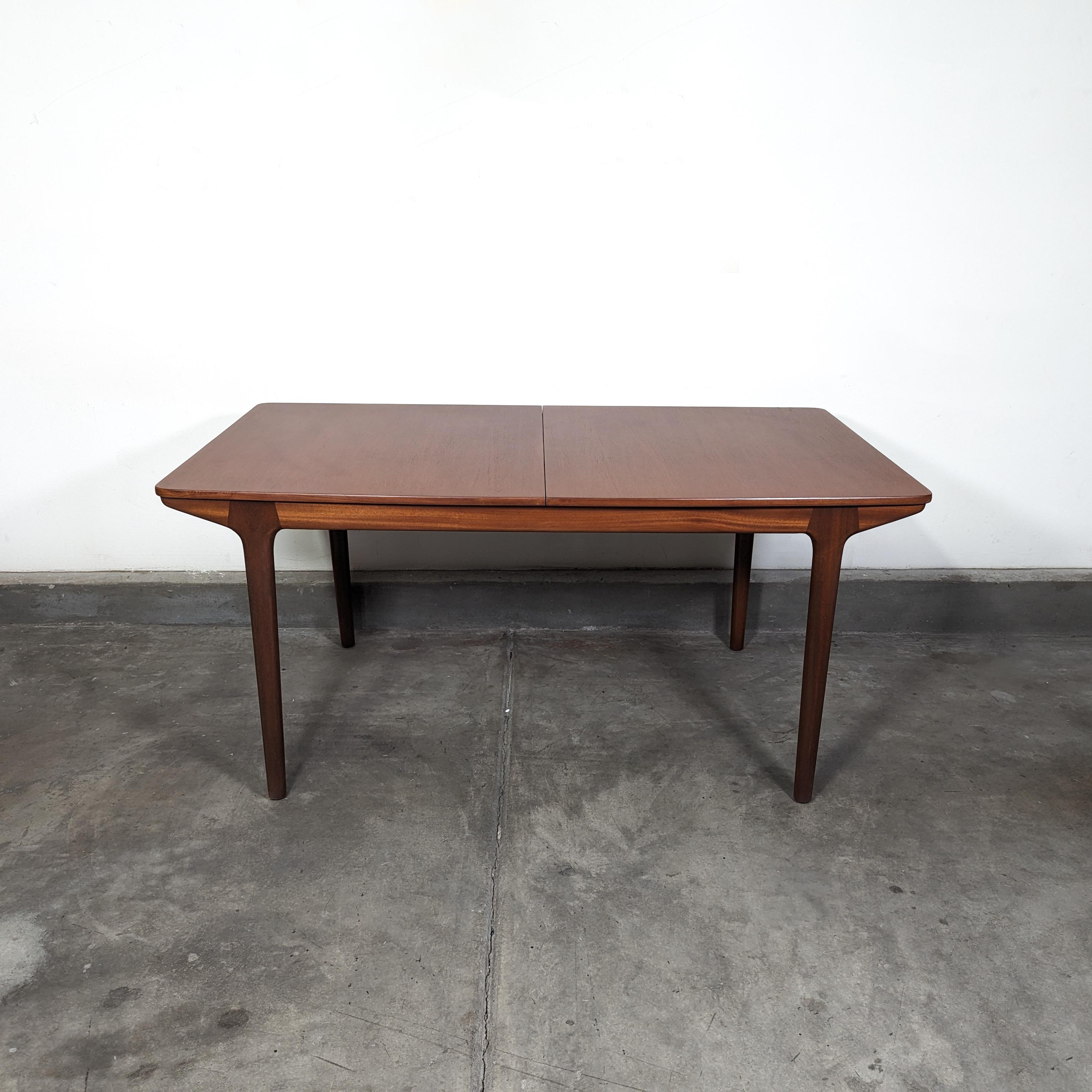 Mid Century Modern Expandable Teak Dining Table By McIntosh, c1960s 11