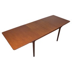 Used Mid Century Modern Expandable Teak Dining Table By McIntosh, c1960s