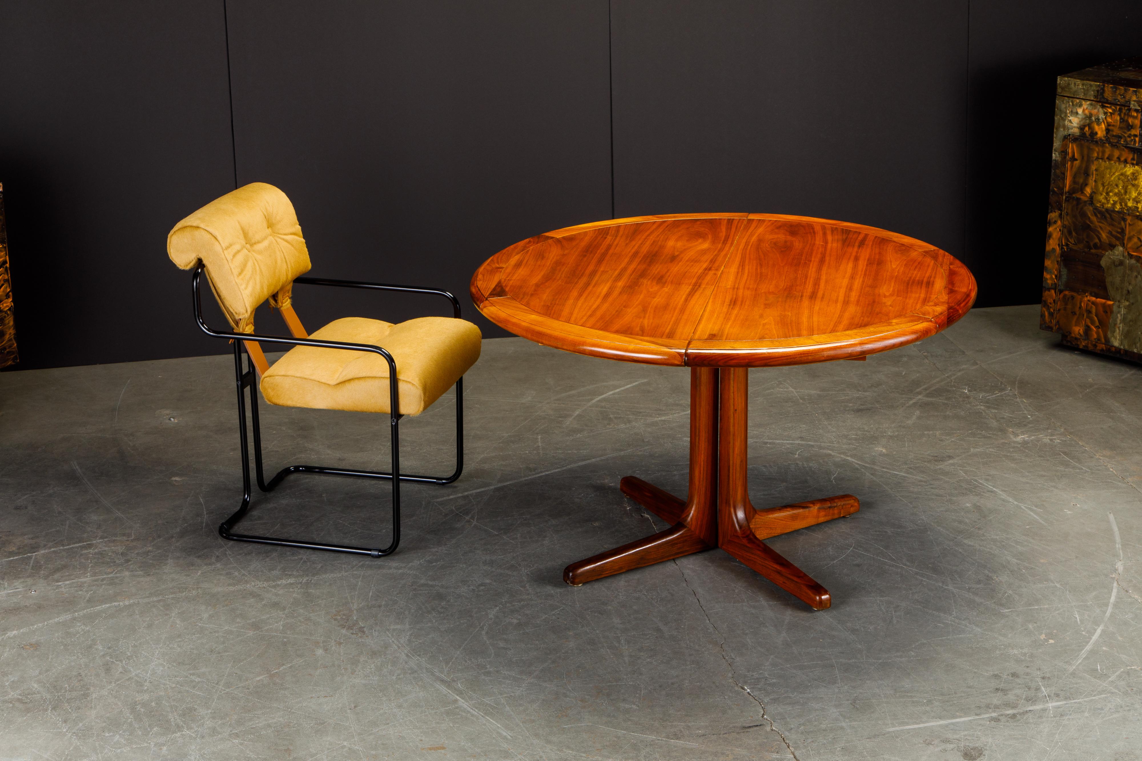 Mid-Century Modern Expandable Walnut Dining or Conference Table, circa 1960s 12