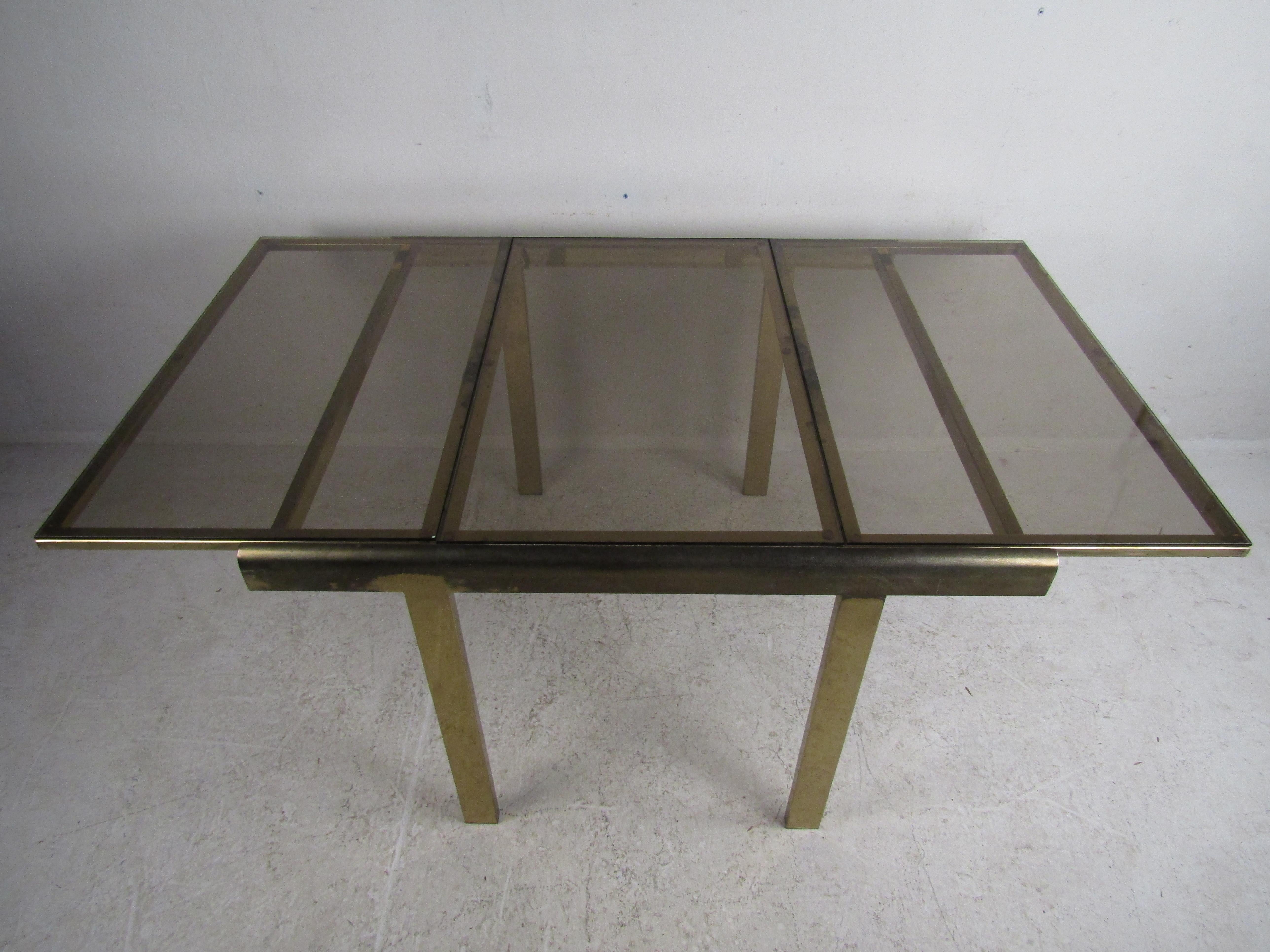 vintage brass dining table