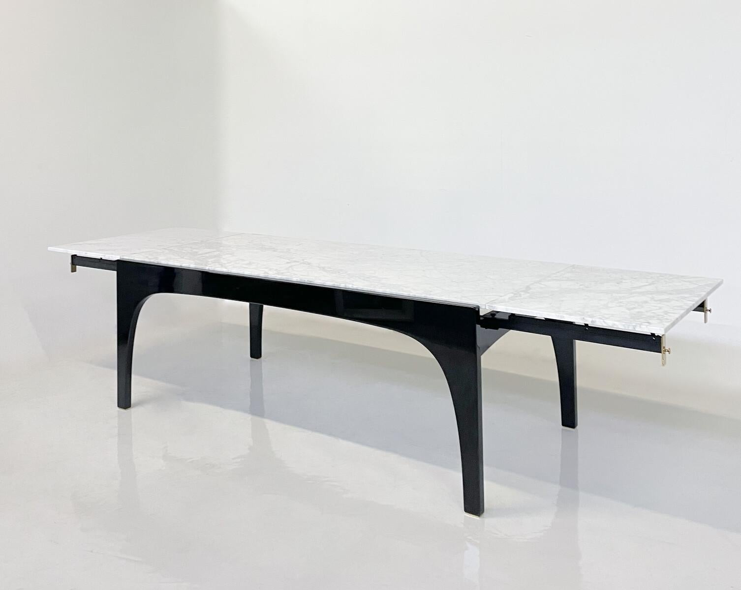 Mid-Century Modern Extendable Dining Table by Ignazio Gardella for MisuraEmme  For Sale 8