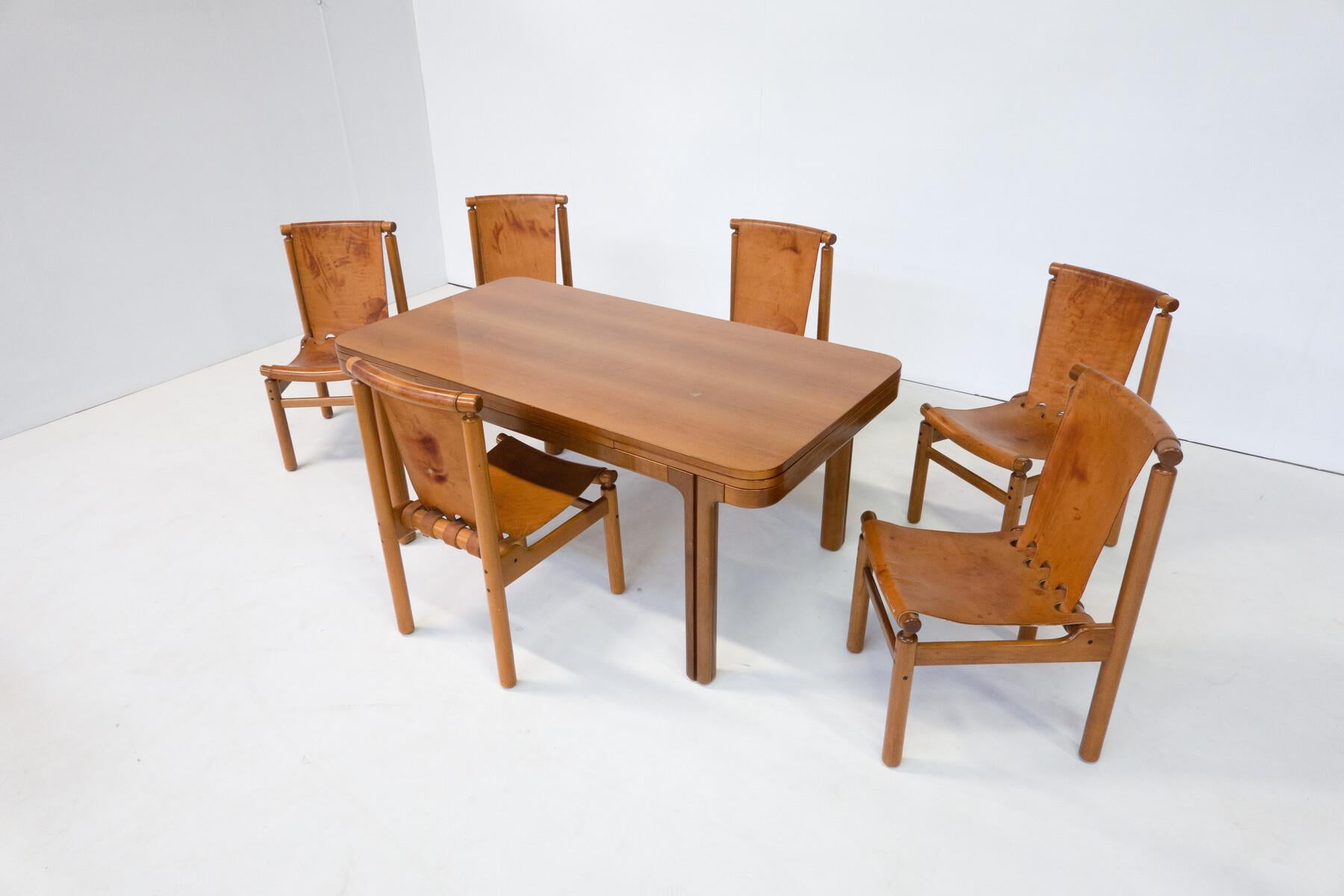 Mid-Century Modern Extendable Dining Table by Llmari Tapiovaara, Finland, 1950s For Sale 4