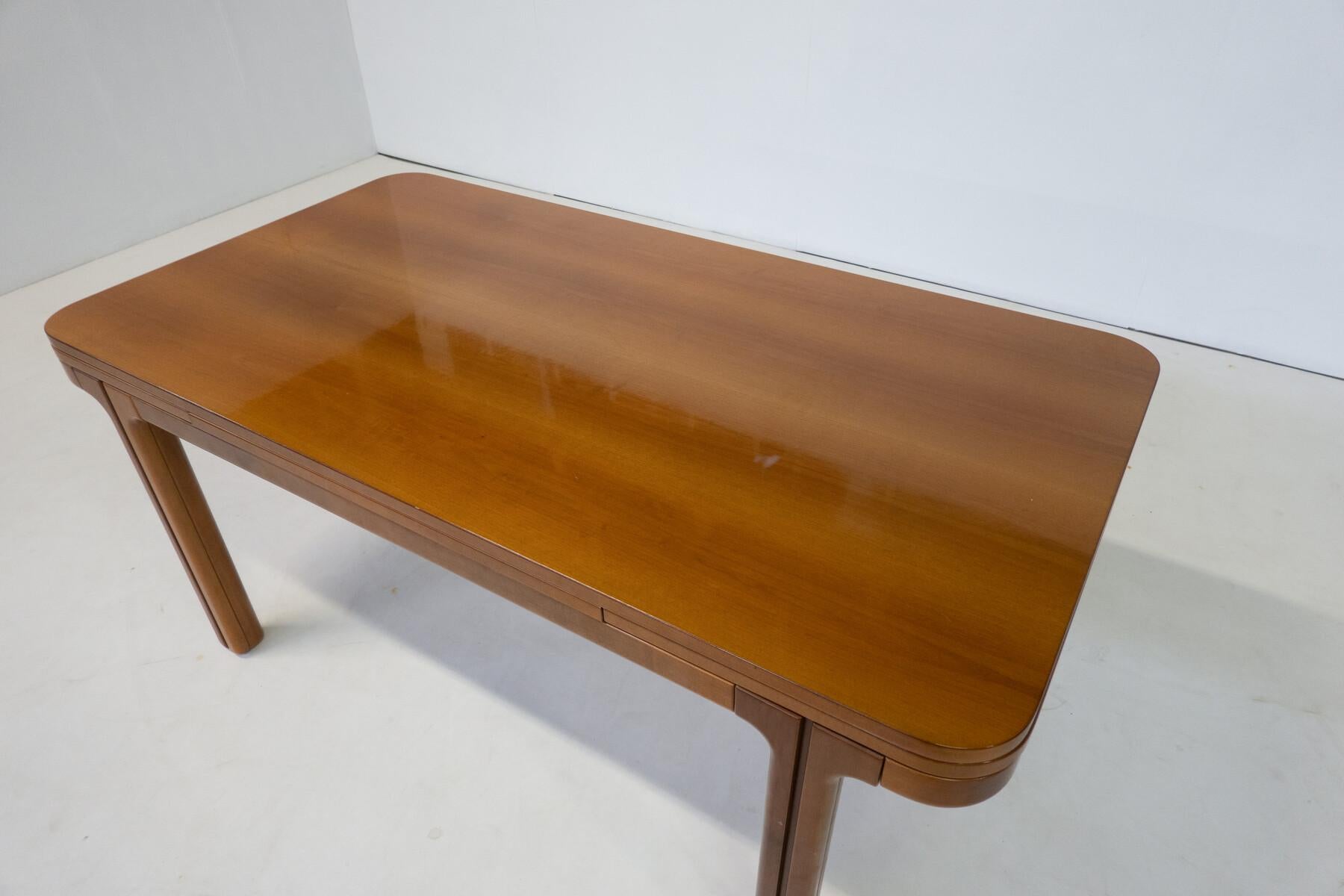 Mid-20th Century Mid-Century Modern Extendable Dining Table by Llmari Tapiovaara, Finland, 1950s For Sale
