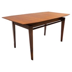 Mid-Century Modern Extendable Dining Table by Vittorio Dassi, Teak, Italy, 1950s