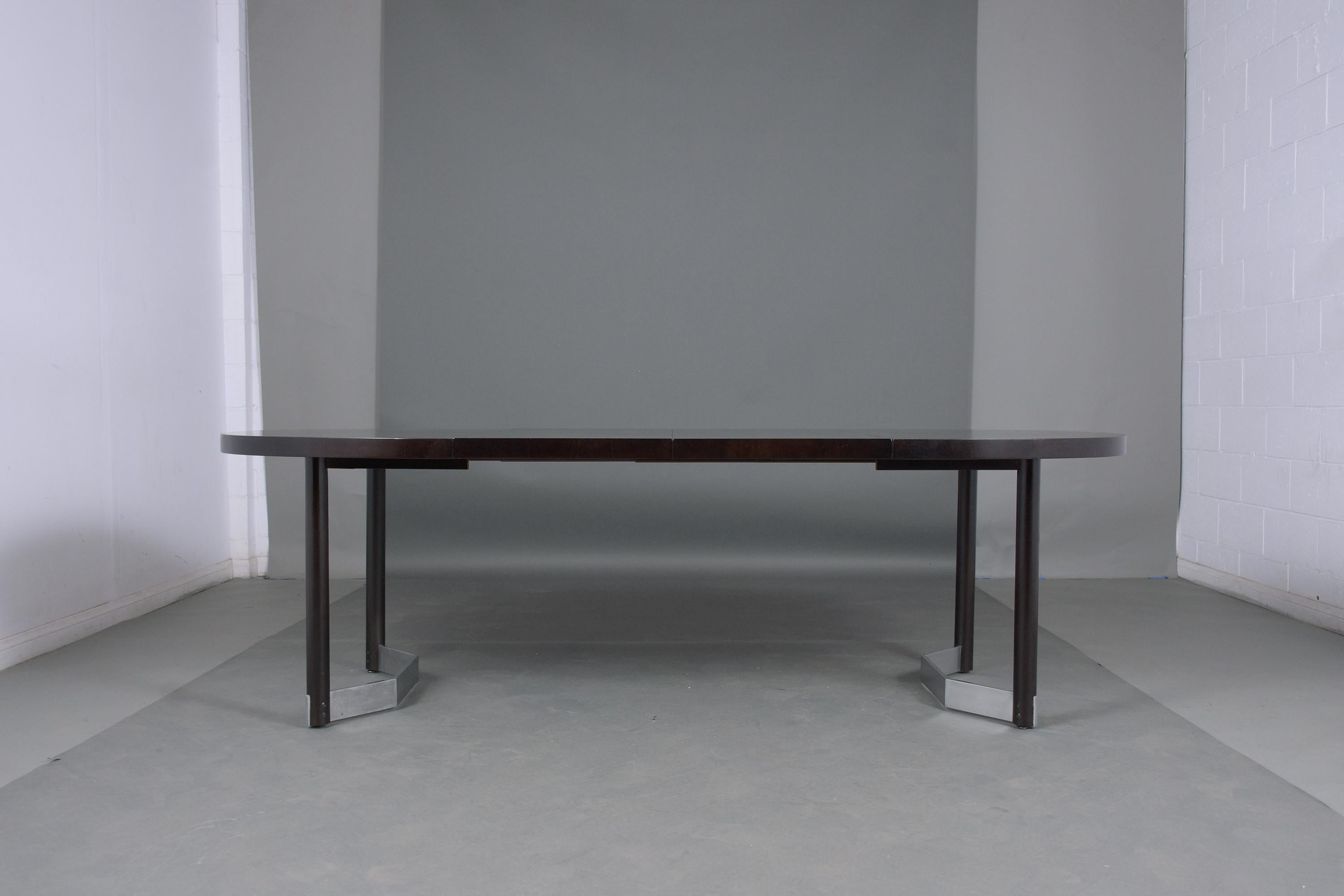 Vintage 1960's Mid-Century Modern Extendable Dining Table 5