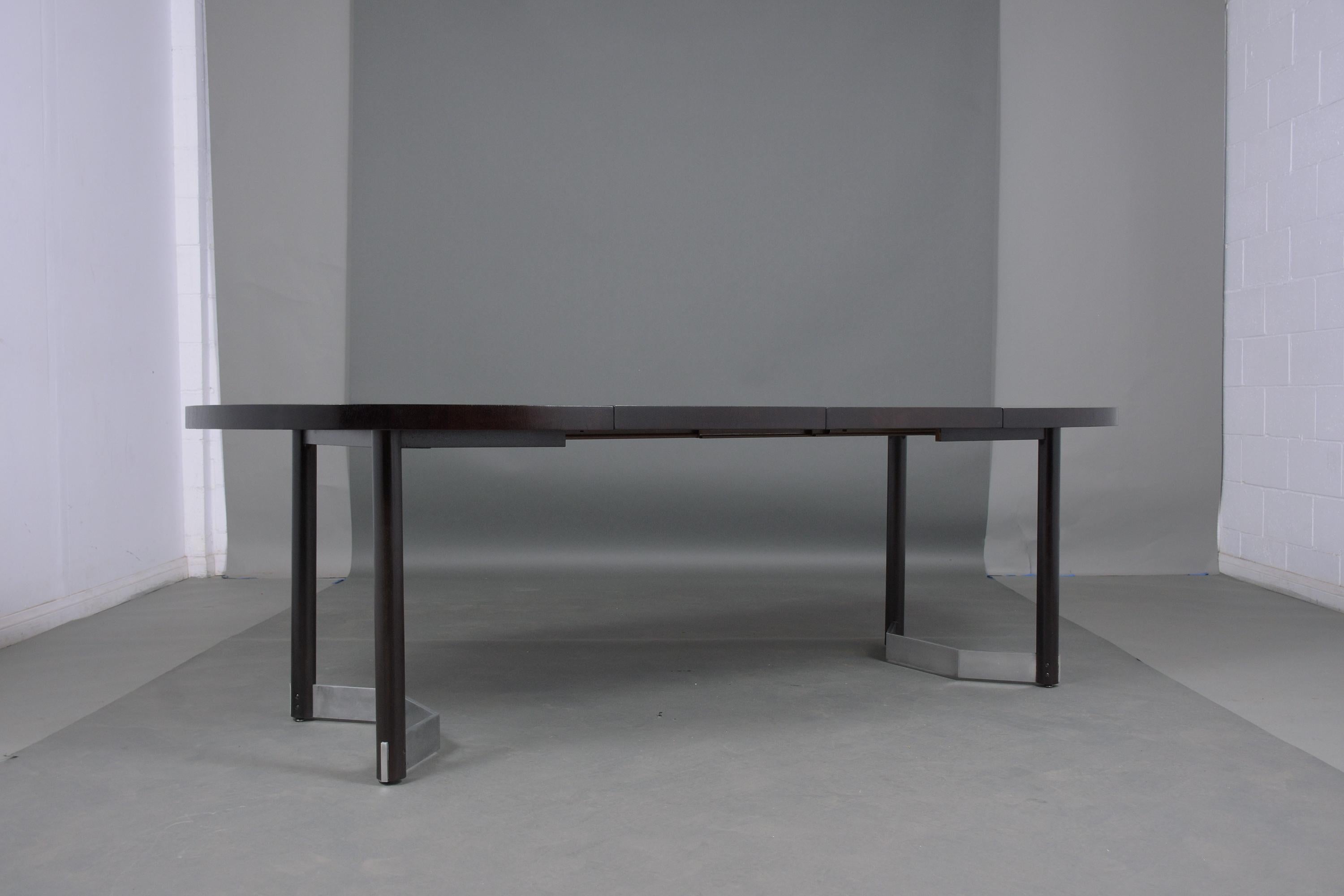 Vintage 1960's Mid-Century Modern Extendable Dining Table 8