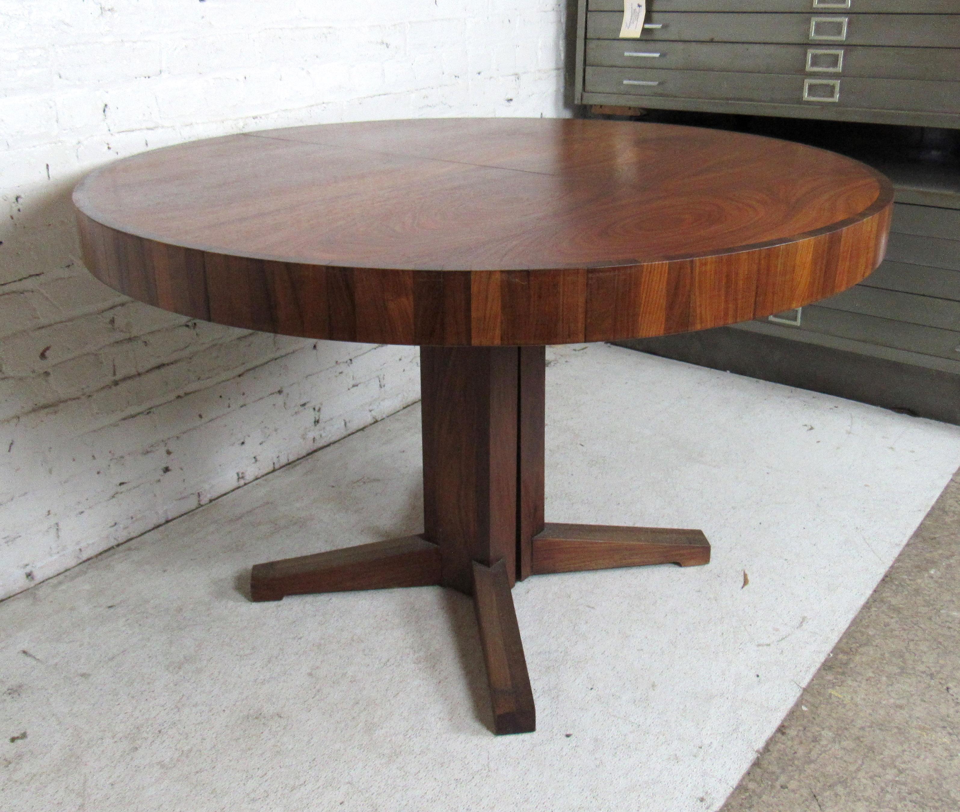 Rosewood Mid-Century Modern Extendable Dining Table