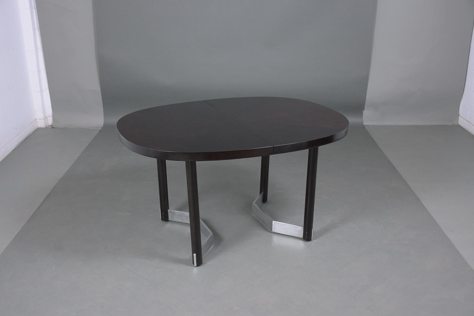 Vintage 1960's Mid-Century Modern Extendable Dining Table 1