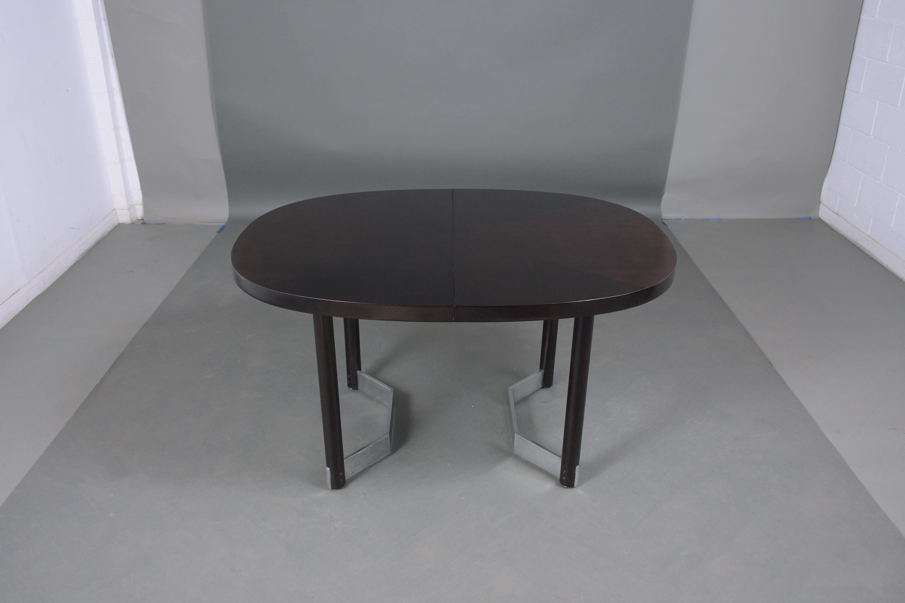 Vintage 1960's Mid-Century Modern Extendable Dining Table 2