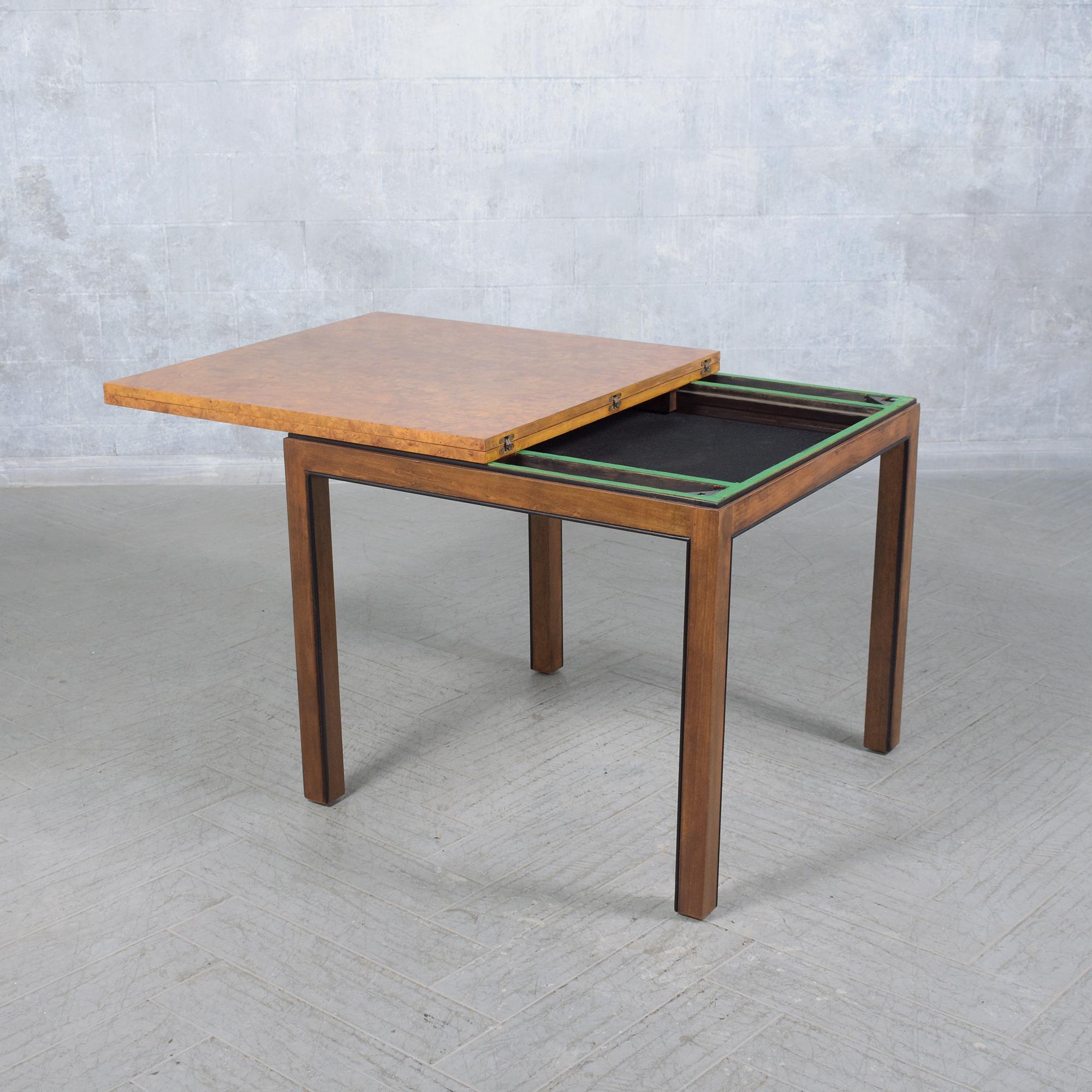 Mid-Century Modern Extendable Dining Table: Timeless Elegance & Design For Sale 4