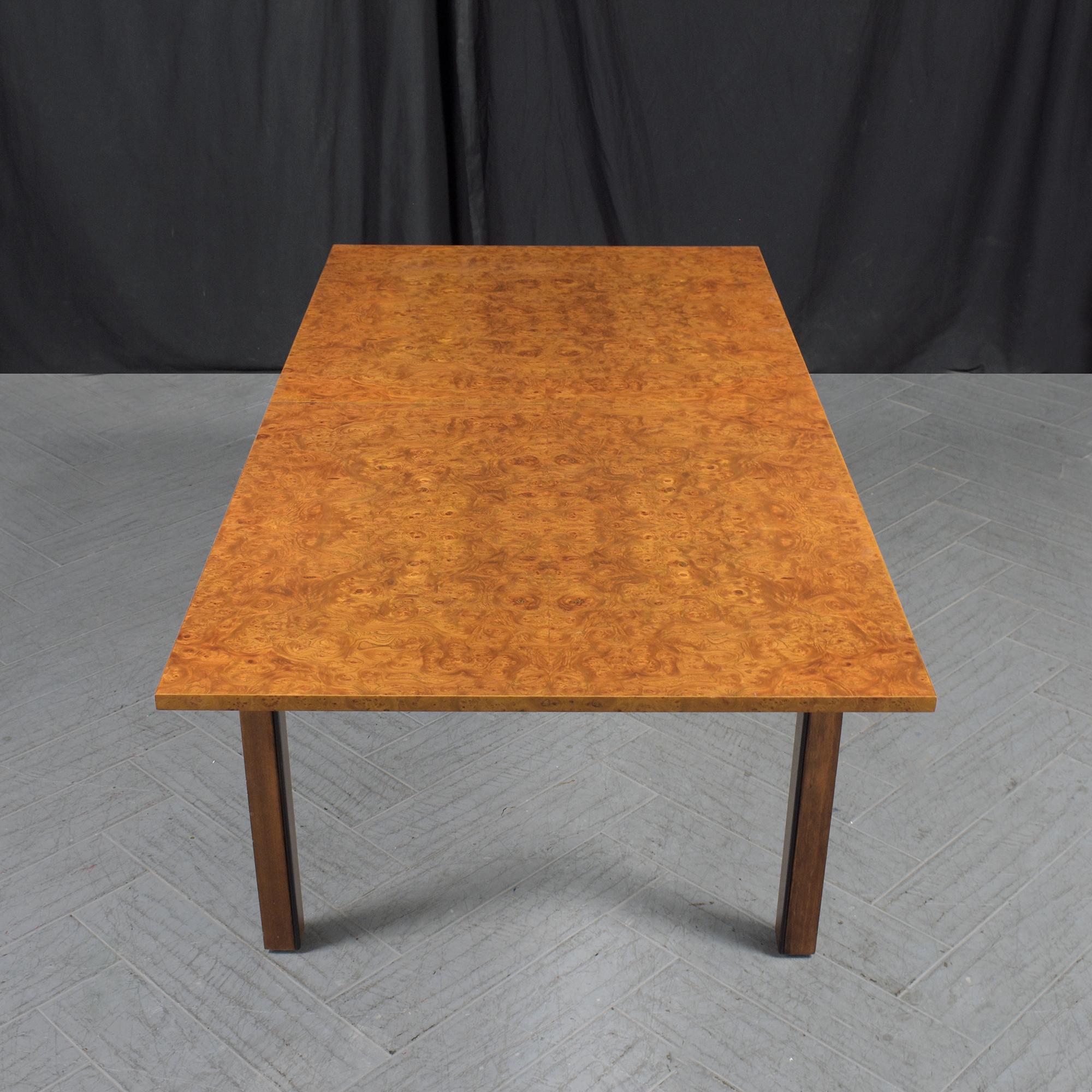 Mid-Century Modern Extendable Dining Table: Timeless Elegance & Design For Sale 6