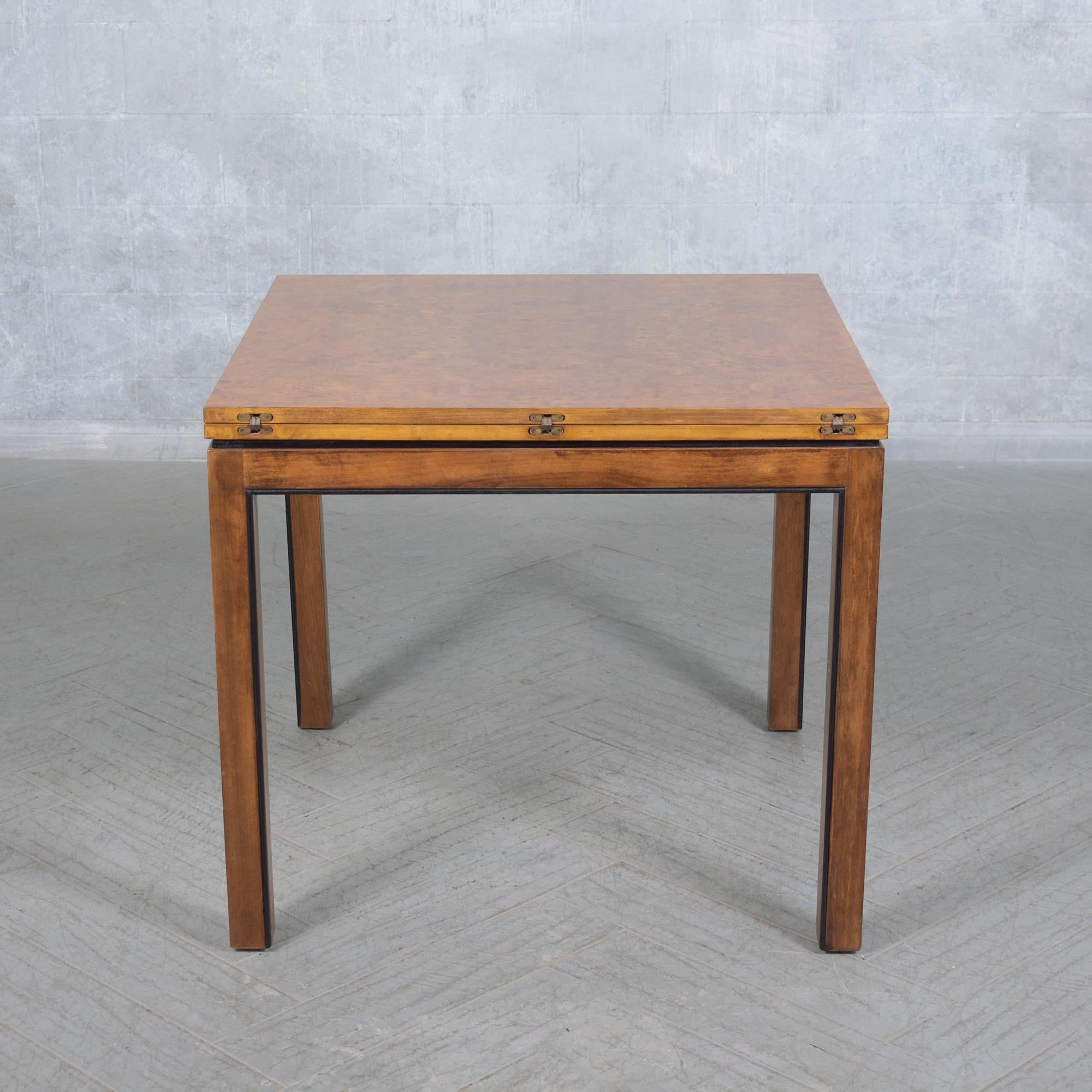 Mid-Century Modern Extendable Dining Table: Timeless Elegance & Design For Sale 8