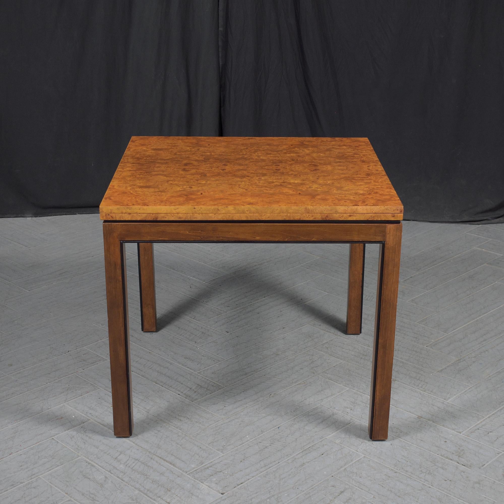 American Mid-Century Modern Extendable Dining Table: Timeless Elegance & Design For Sale