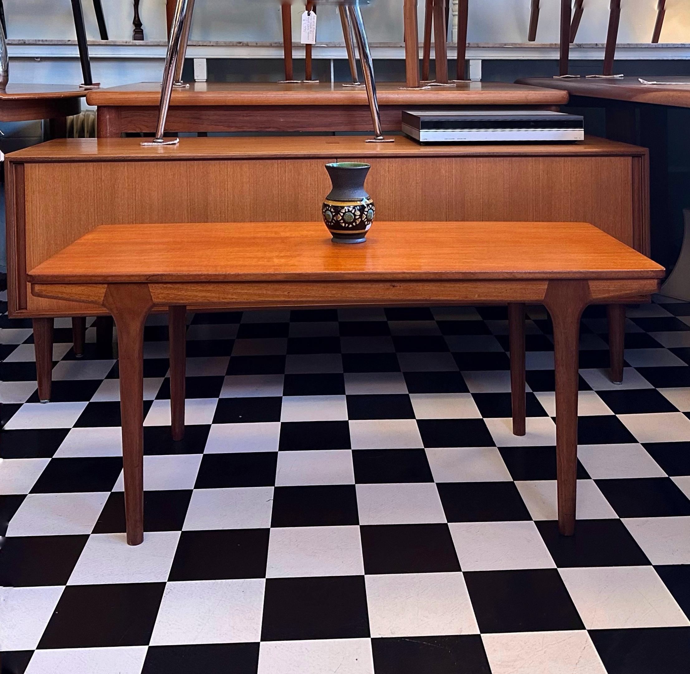 We’re happy to provide our own competitive shipping quotes with trusted couriers. Please message us with your postcode for a more accurate price. Thank you.

Beautiful mid-century modern teak long coffee table. Designed in 1960's by A.H. McIntosh.
