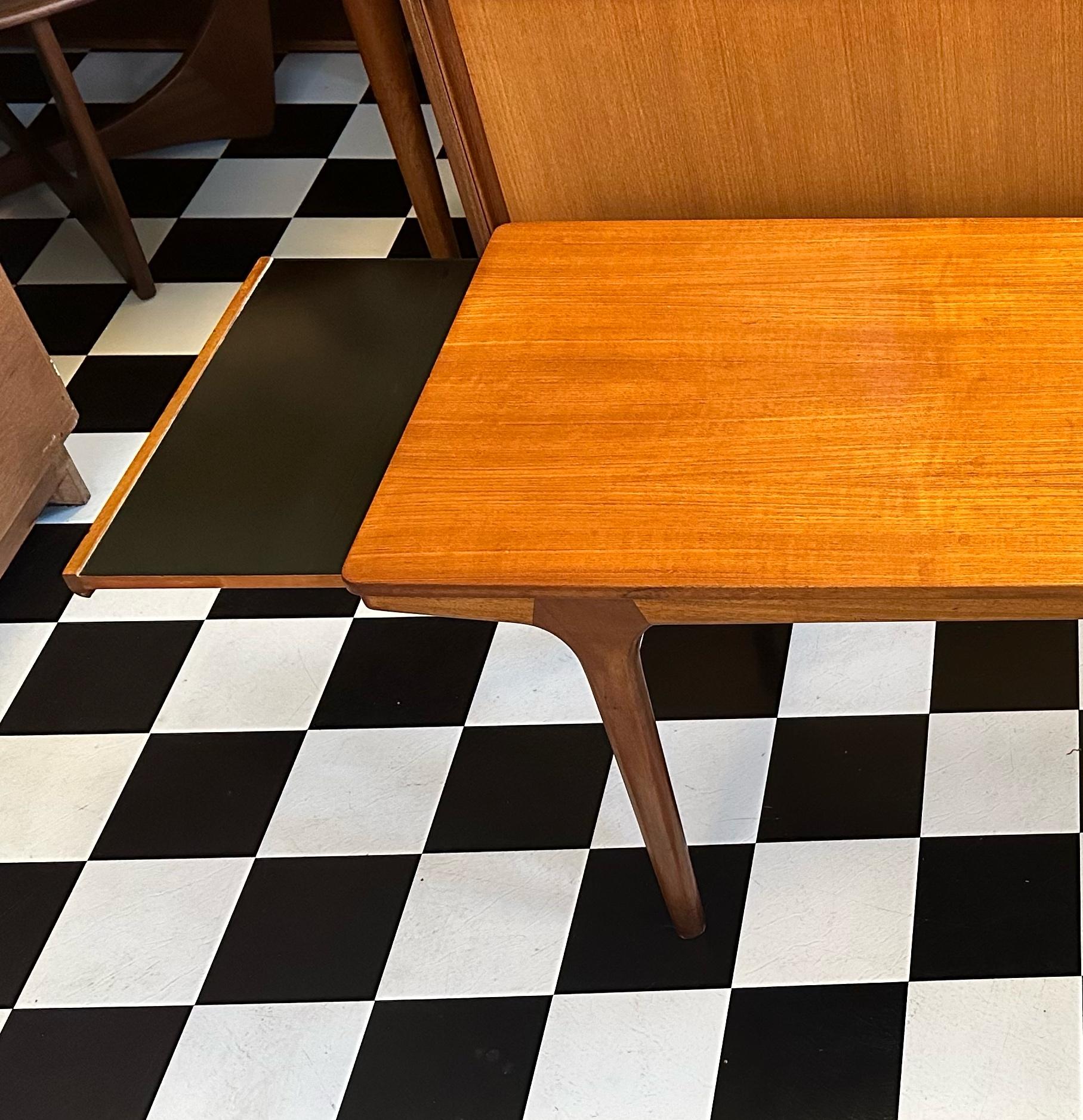 20th Century Mid-Century Modern Extendable Long Teak Coffee Table by A.H. McIntosh For Sale