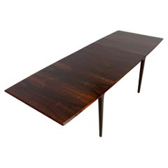 Table de salle à manger scandinave à rallonge, années 1960