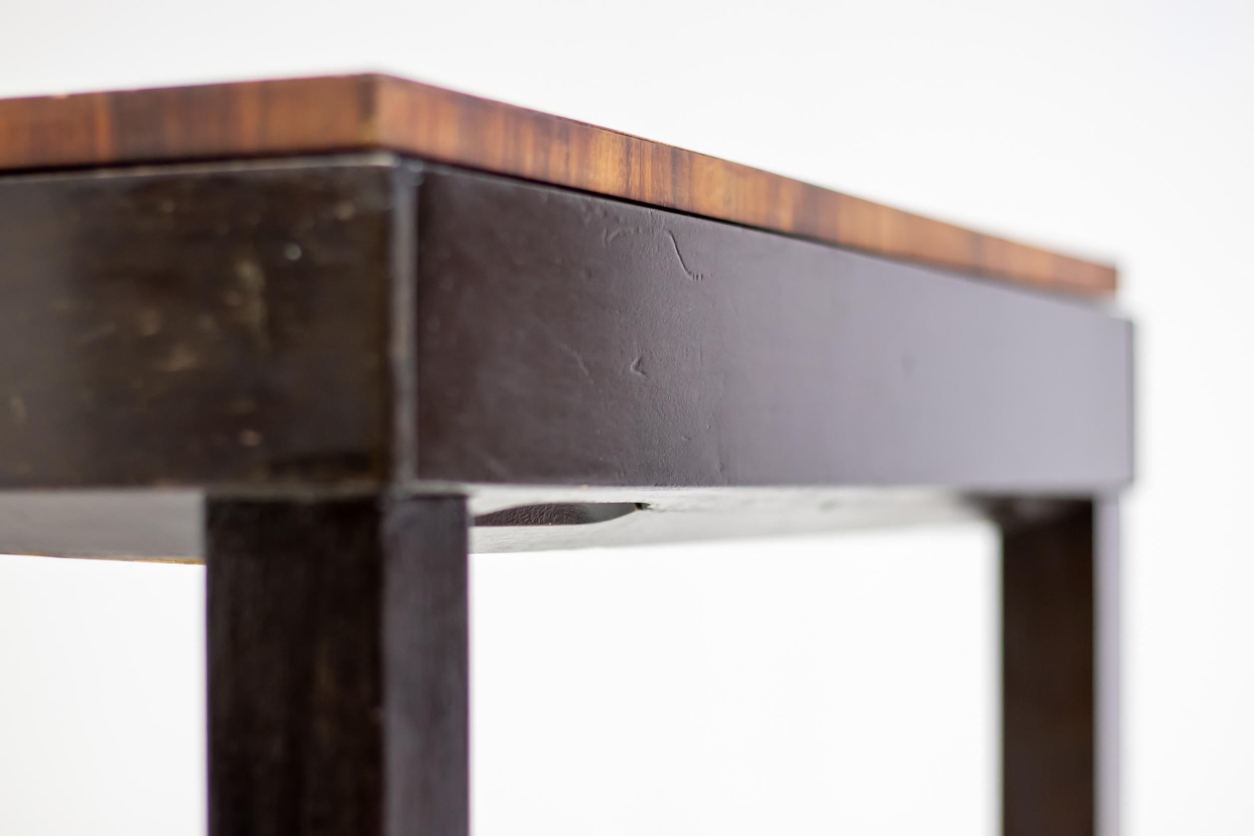 Scandinavian Modern Mid Century Modern Extendable Table by Axel Einar Hjorth, Macassar, 1930 For Sale