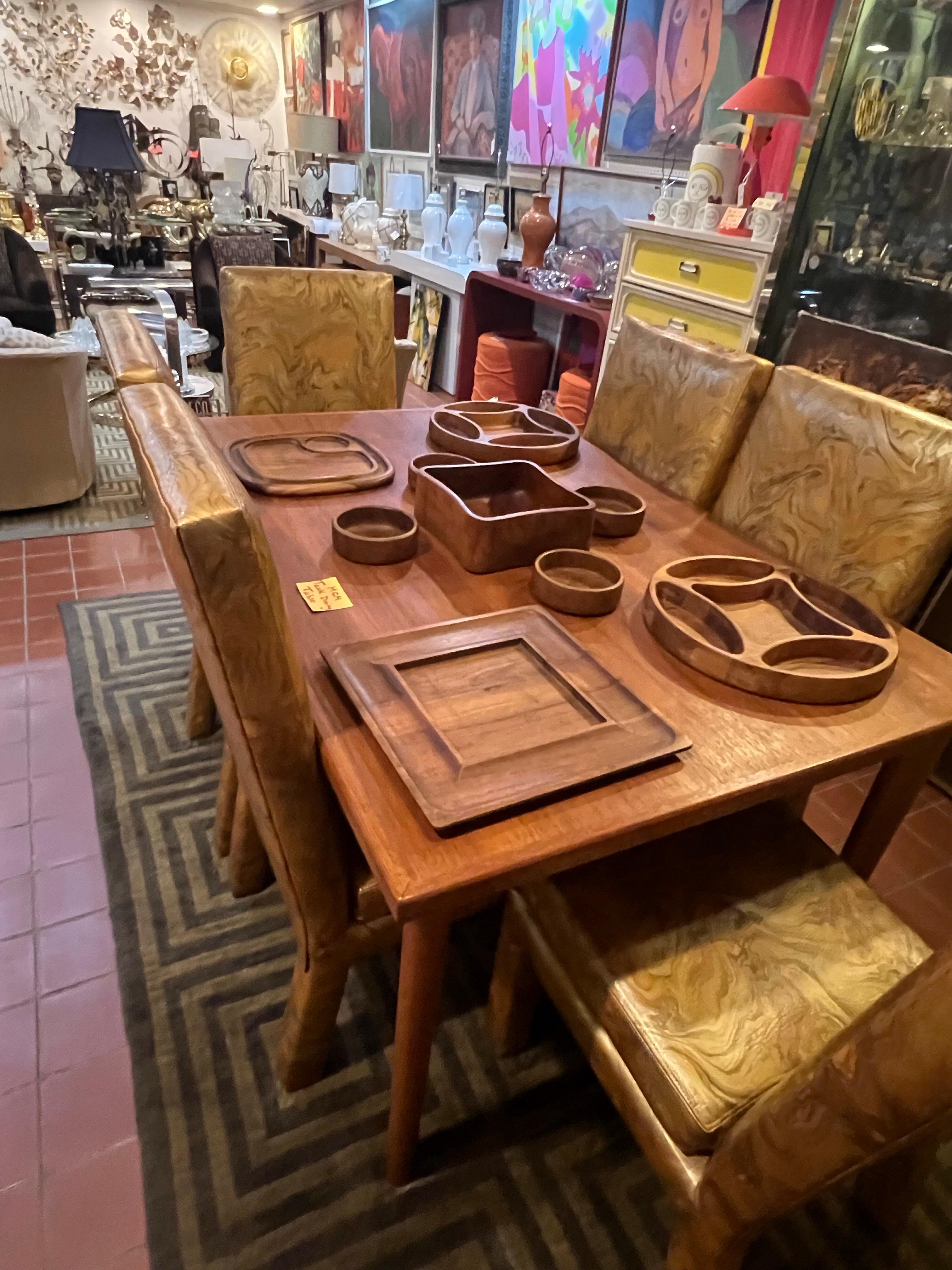Mid Century Modern Extendable Teak Table 14